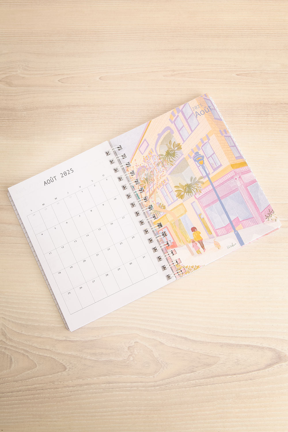 Montreal 2025 Yearly Planner | Maison garçonne month