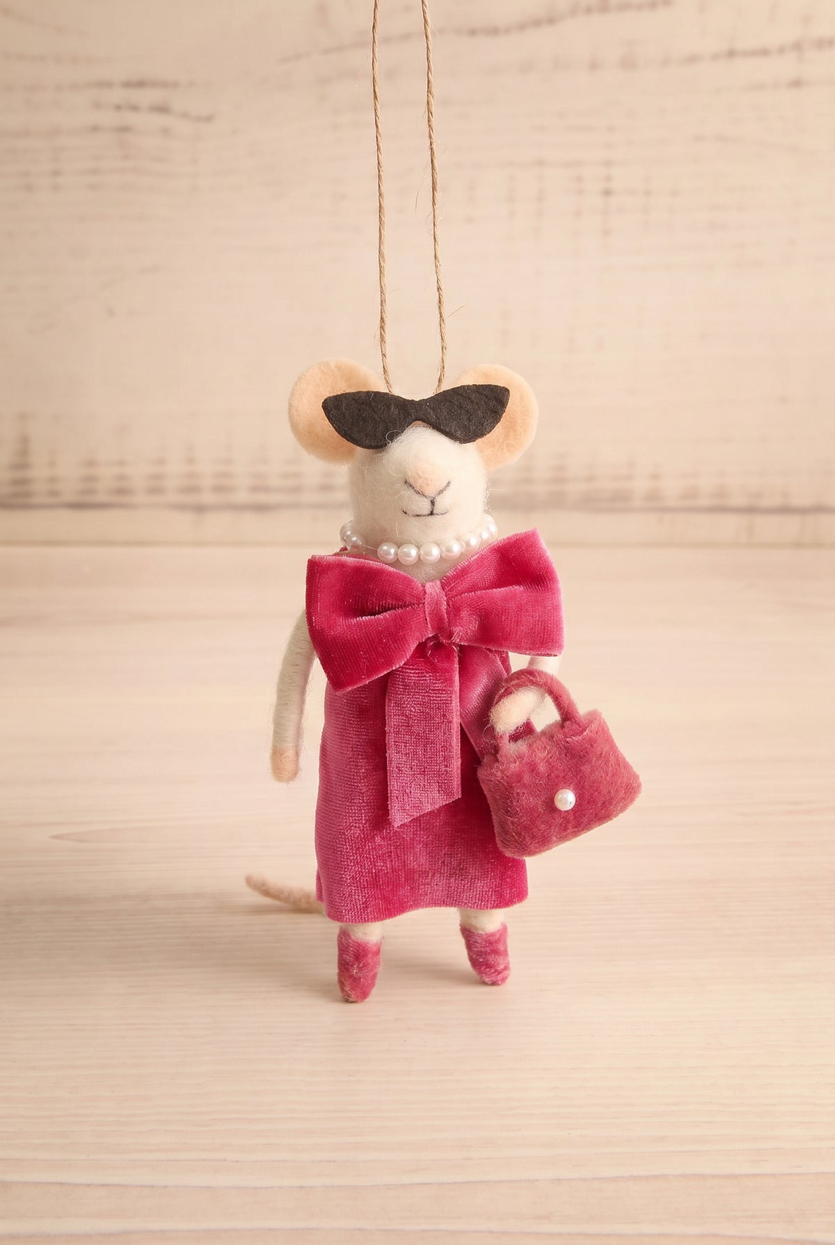 view of felegant ellie Eclectic Holiday Mouse Ornament - 8 Options at Maison garçonne