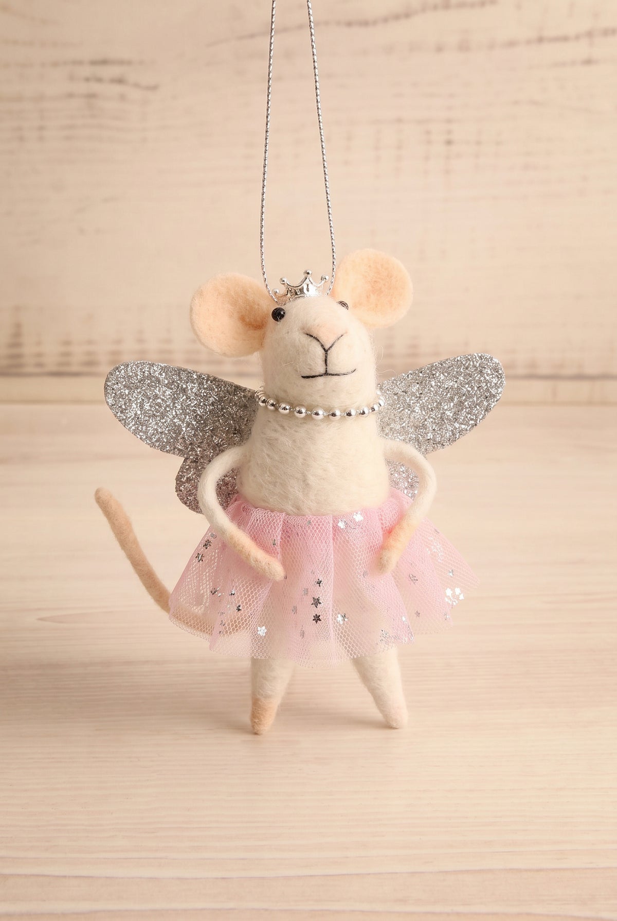 view of fairytale fiona Eclectic Holiday Mouse Ornament - 8 Options at Maison garçonne