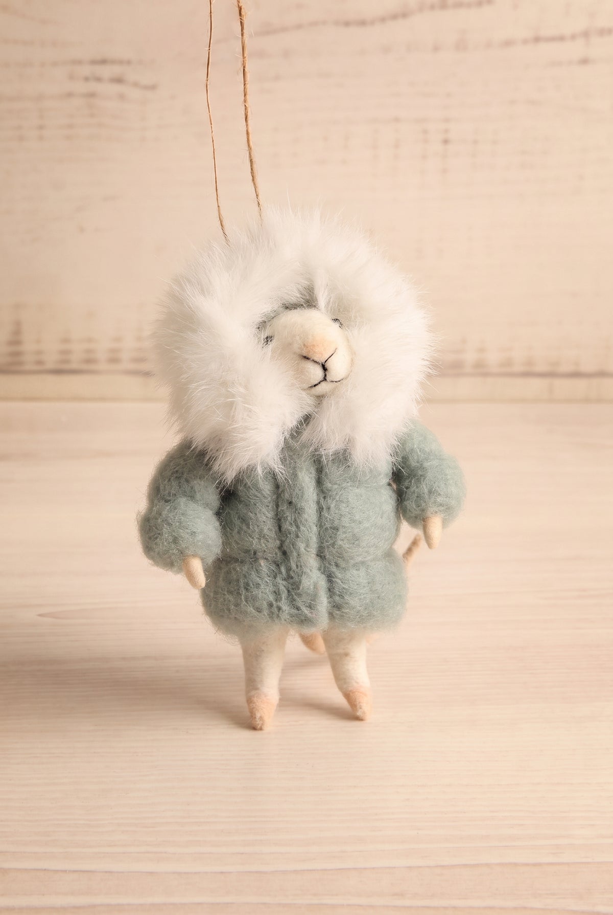view of parka paulette Outdoor Holiday Mouse Ornament - 10 Options at Maison garçonne