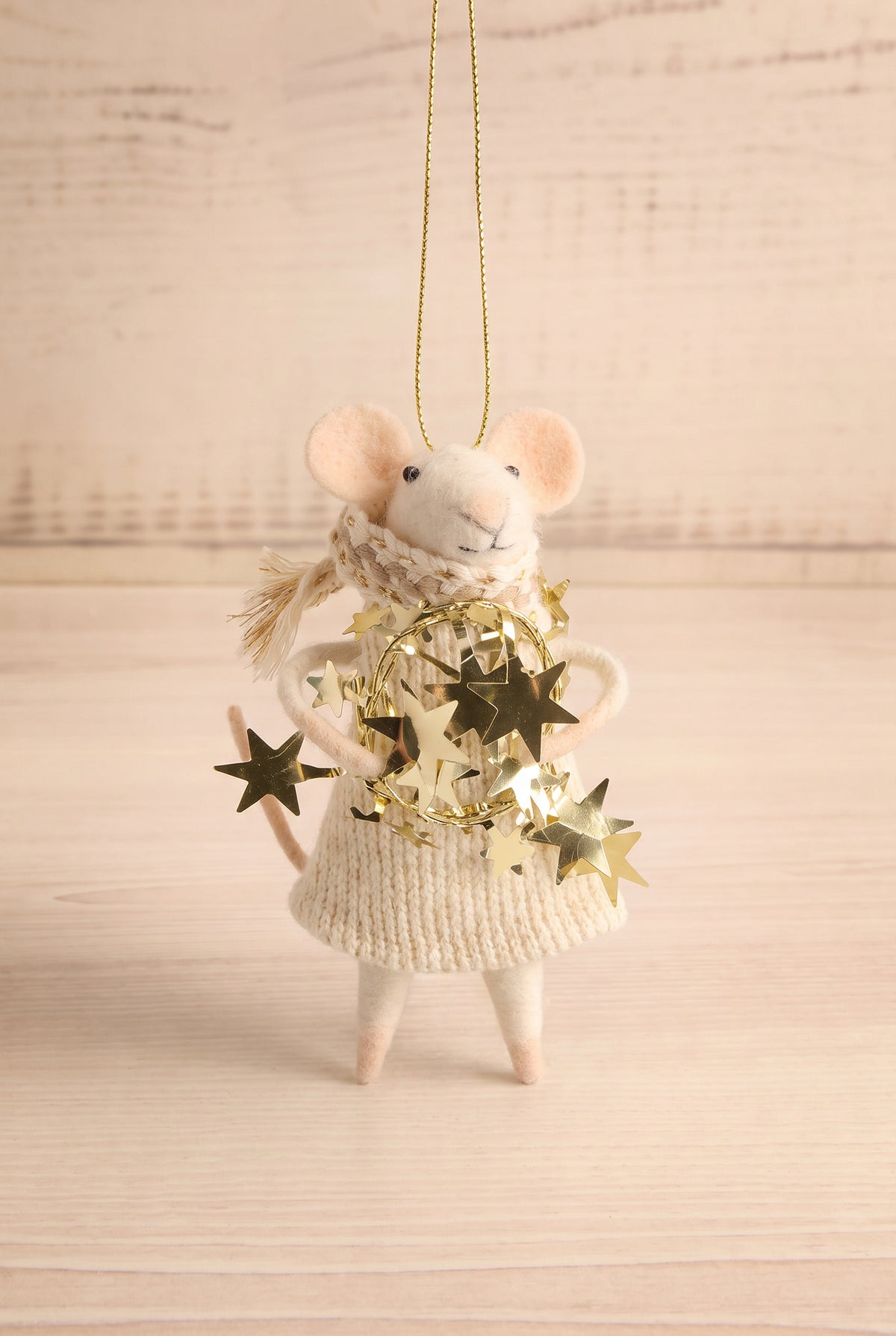 view of starbright stella Festive Holiday Mouse Ornament - 13 Options at Maison garçonne