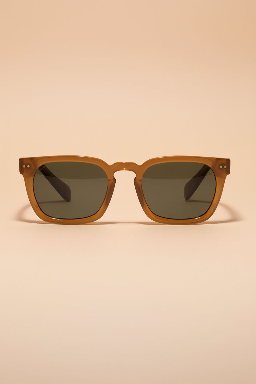 Elettra Sunglasses with brown frame from Pilgrim available at la petite garçonne