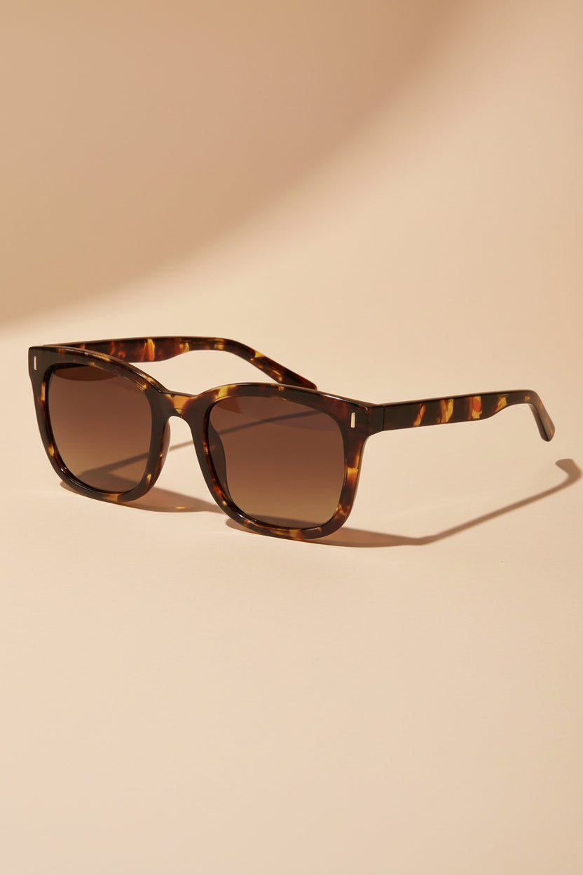 Kattya Sunglasses with tortoise shell frame and gradient lenses by Pilgrim available at la petite garçonne