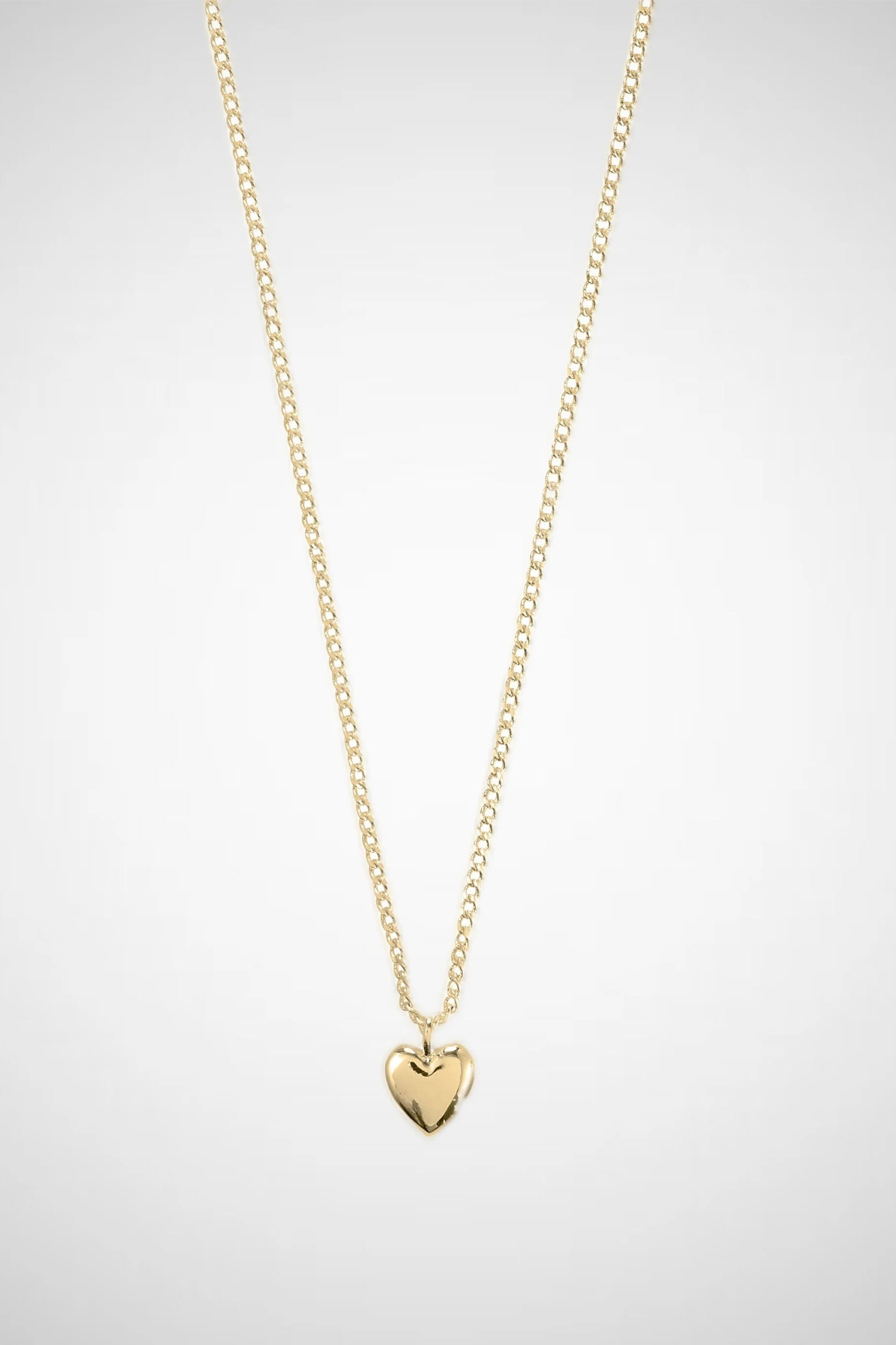 Alaia Gold | Gold-Plated Petite Heart Pendant Necklace By Pilgrim