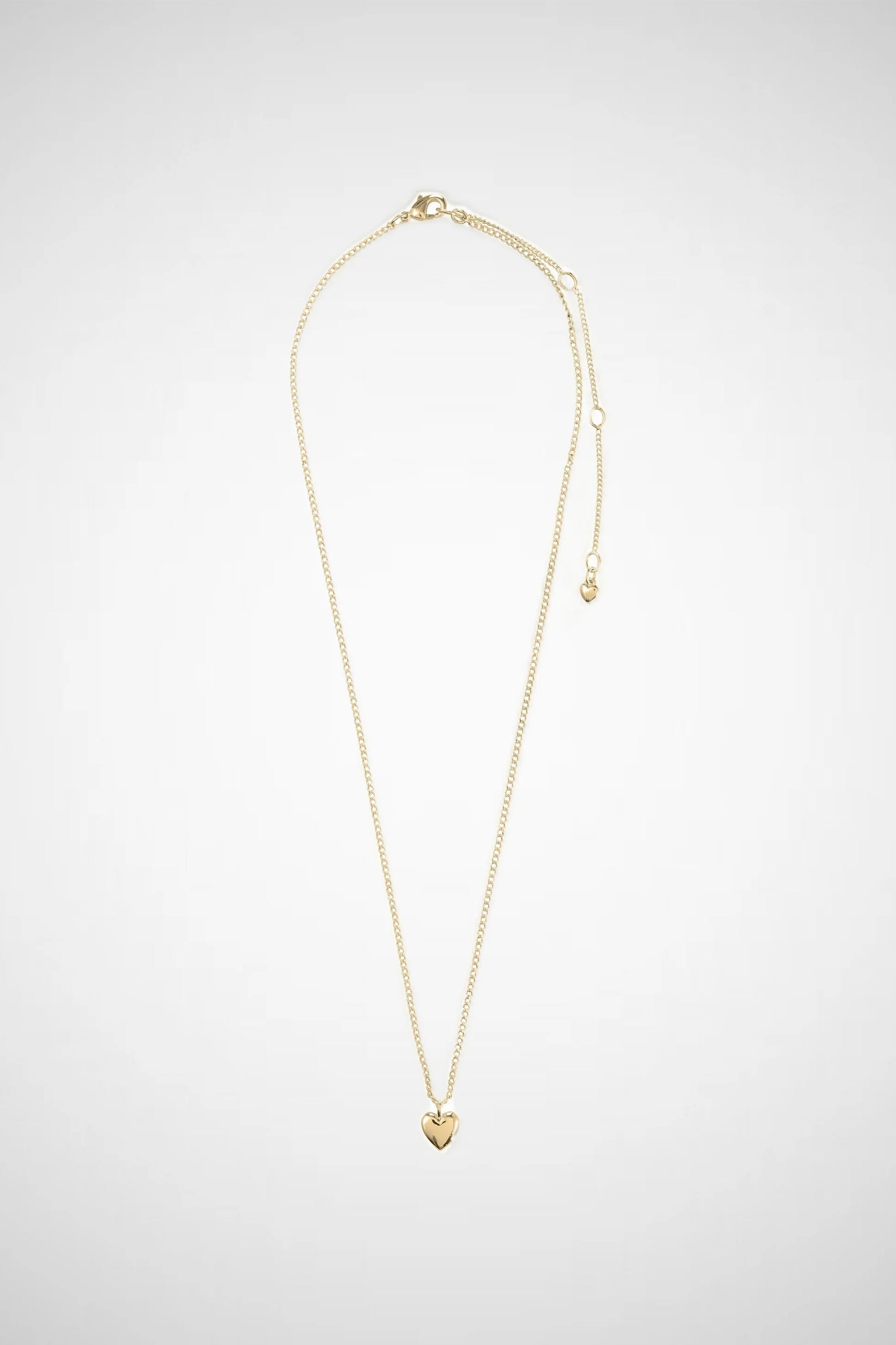 Alaia Gold | Gold-Plated Petite Heart Pendant Necklace By Pilgrim