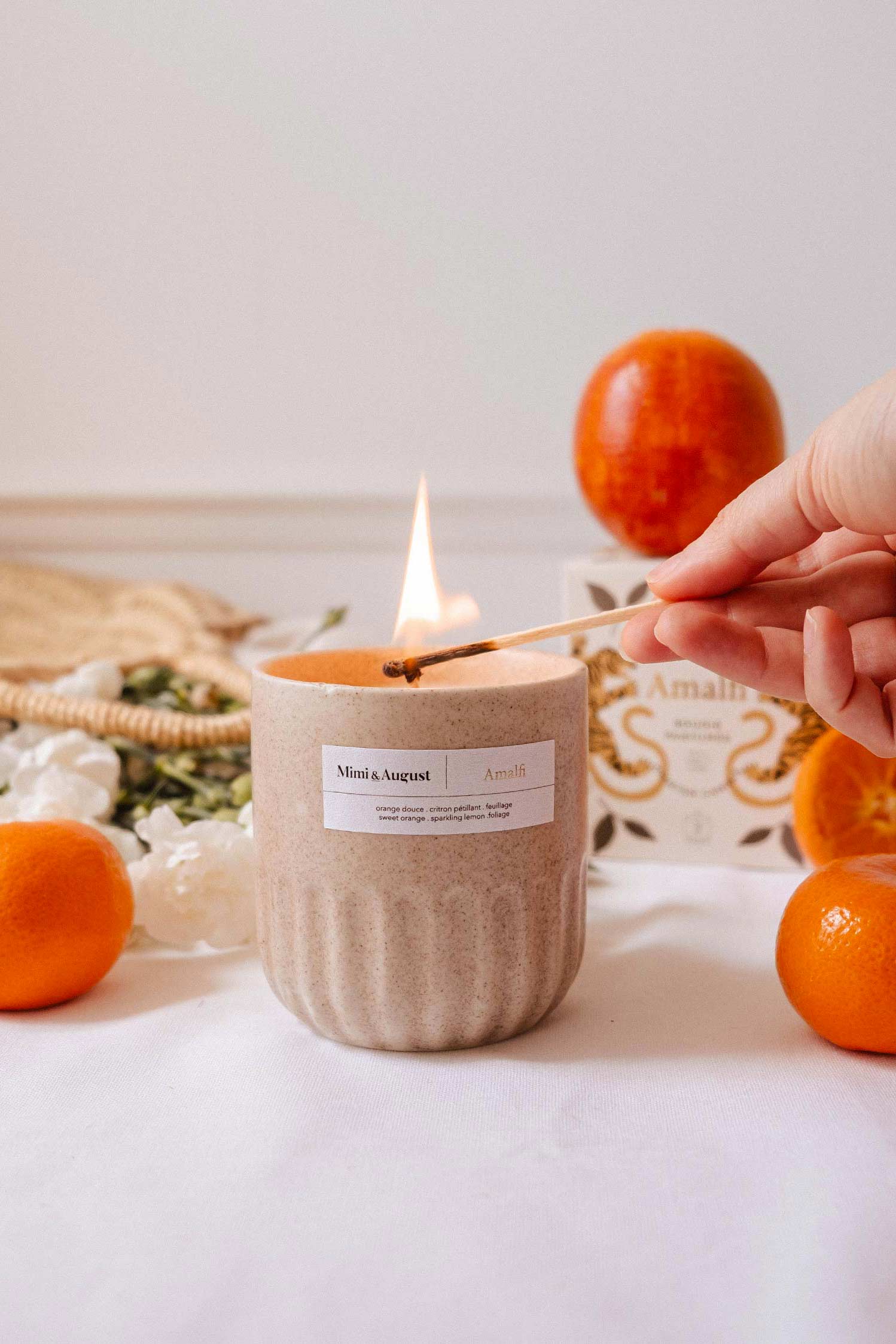 Amalfi Reusable Candle - 3 Options | Maison garçonne 11 oz mimi