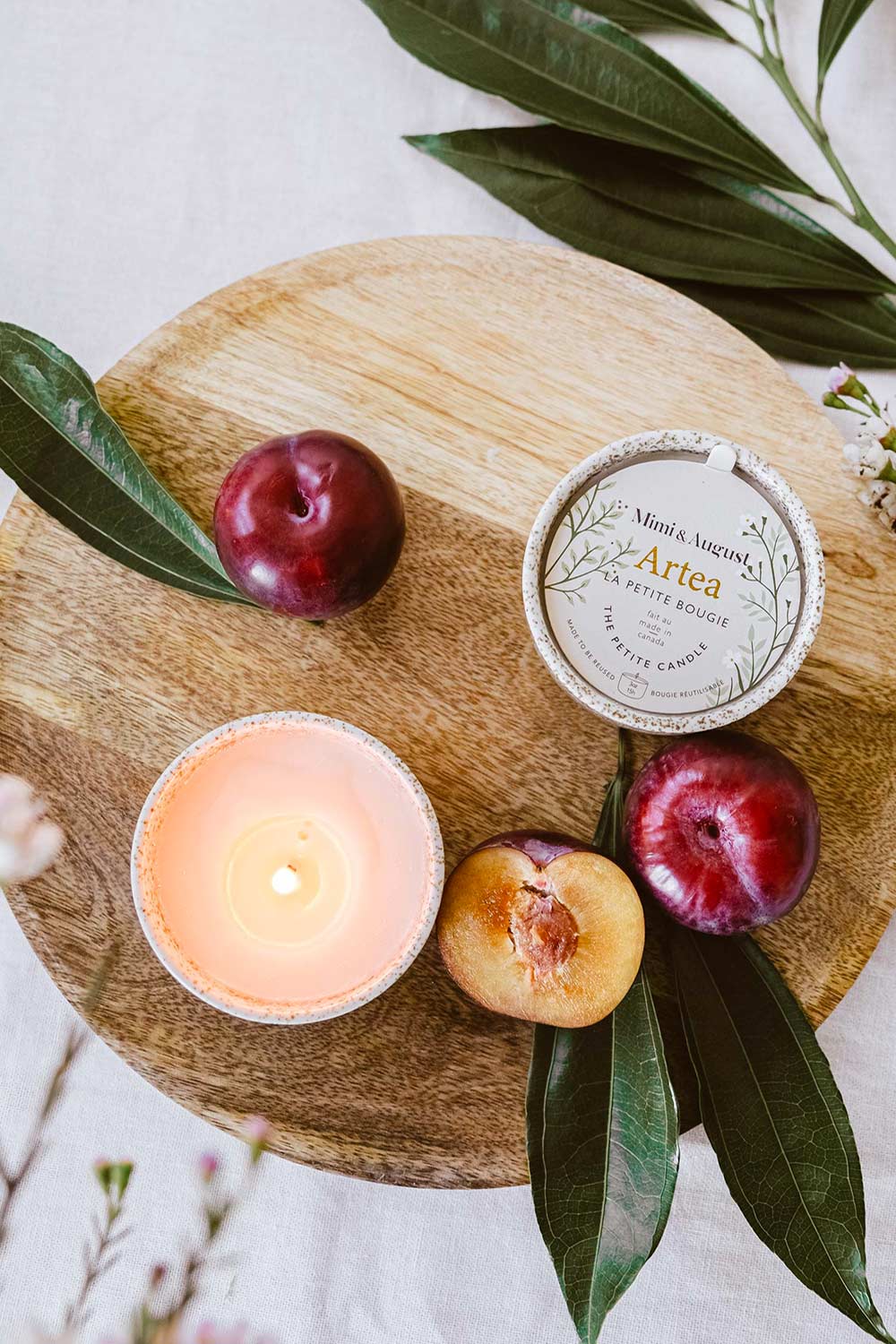 Artea Reusable Candle - 3 Options | Maison garçonne mimi