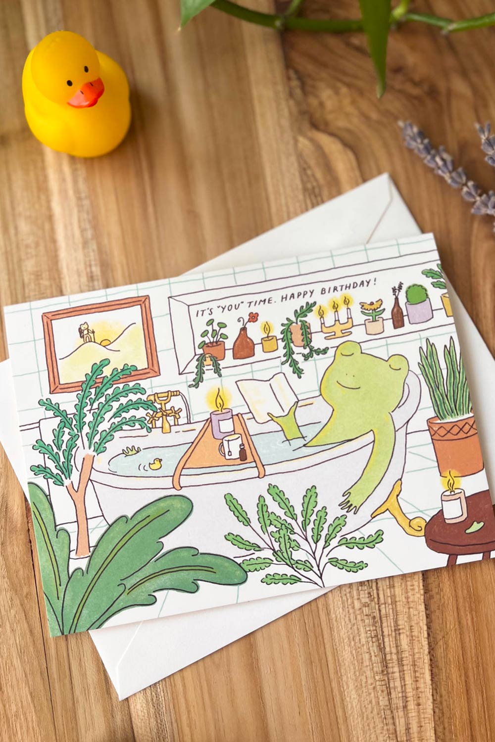 Heure du Bain | Carte de Souhaits