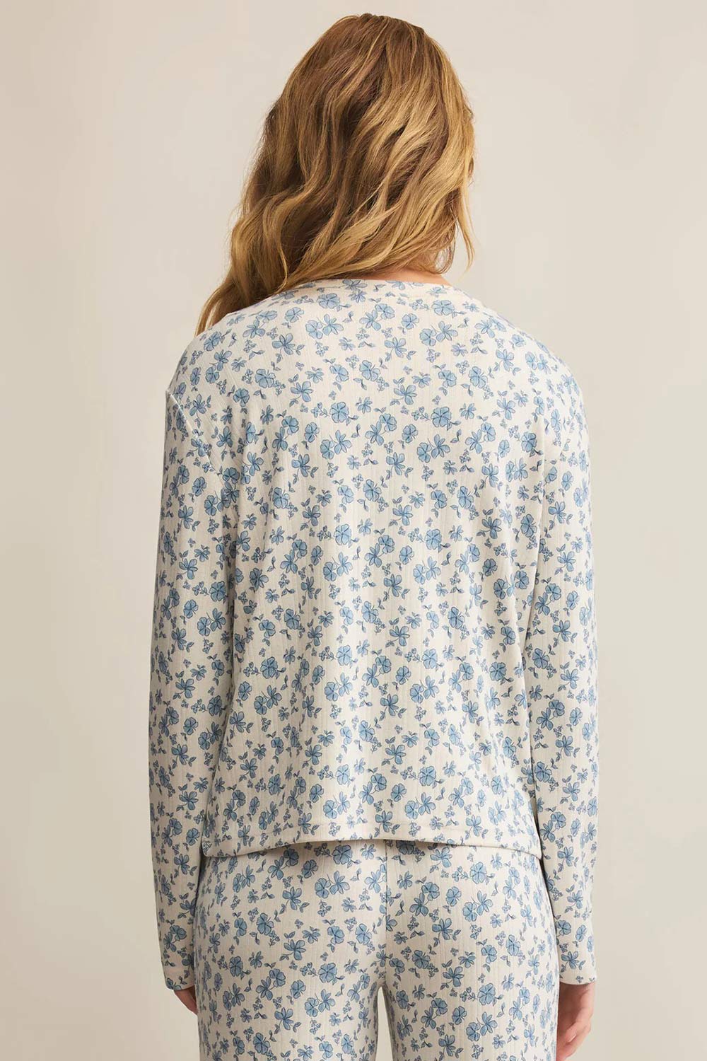 Berea Super Soft Floral Top | La petite garçonne back model