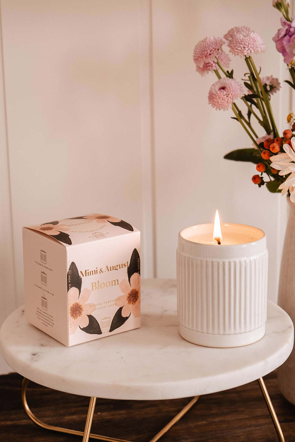 Bloom Reusable Candle | Maison garçonne mimi