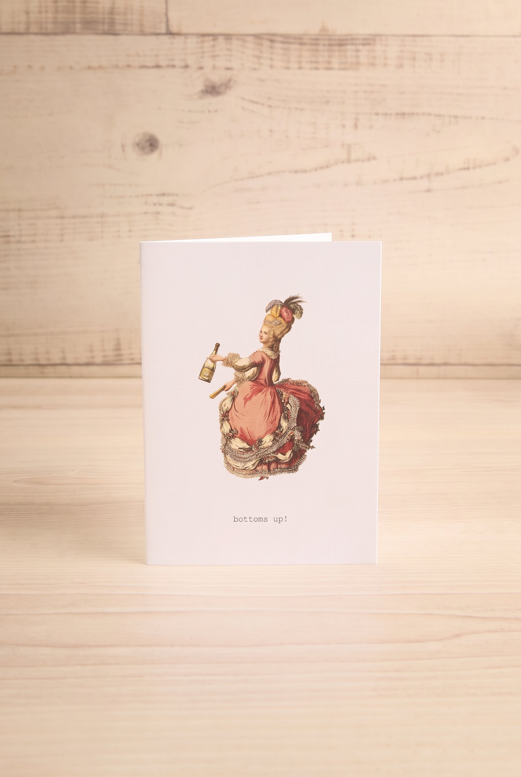 Bottoms Up Small Greeting Card | Maison garçonne