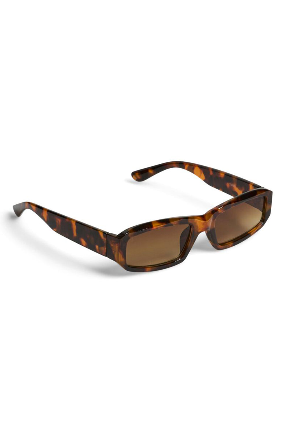 side of Atul Brown Tortoise Shell Rectangular Sunglasses from La petite garçonne