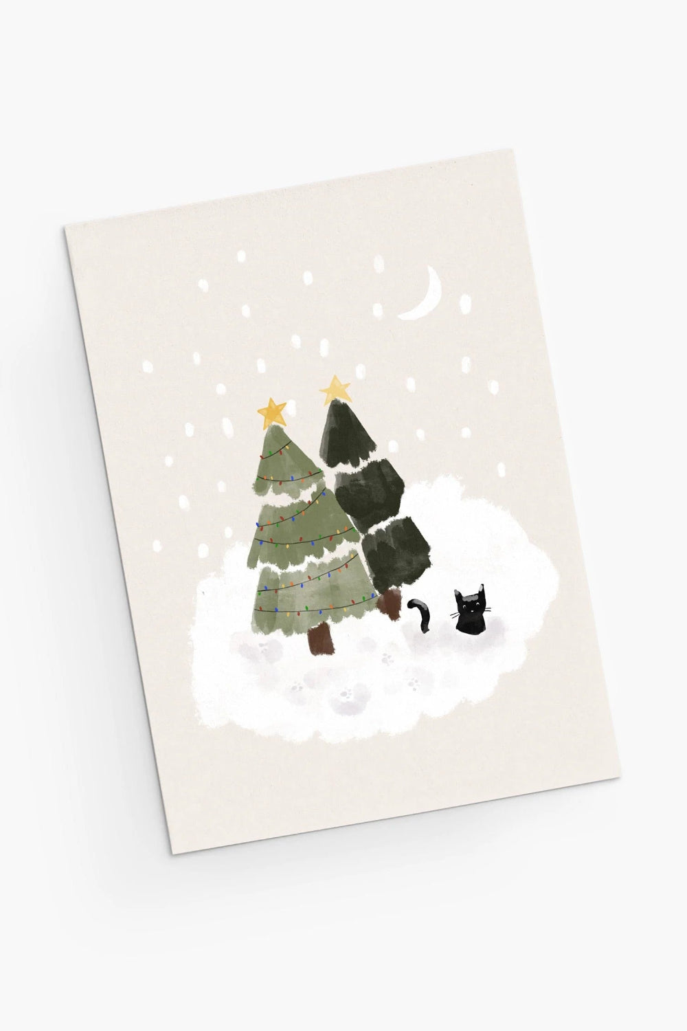 Snowy Cat | Card