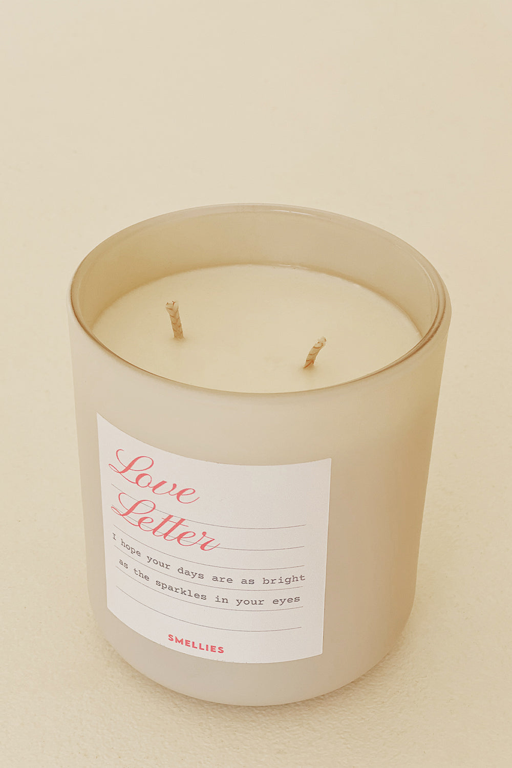 Sparkle In your Eyes Love Letter Candle | Maison Garçonne wick
