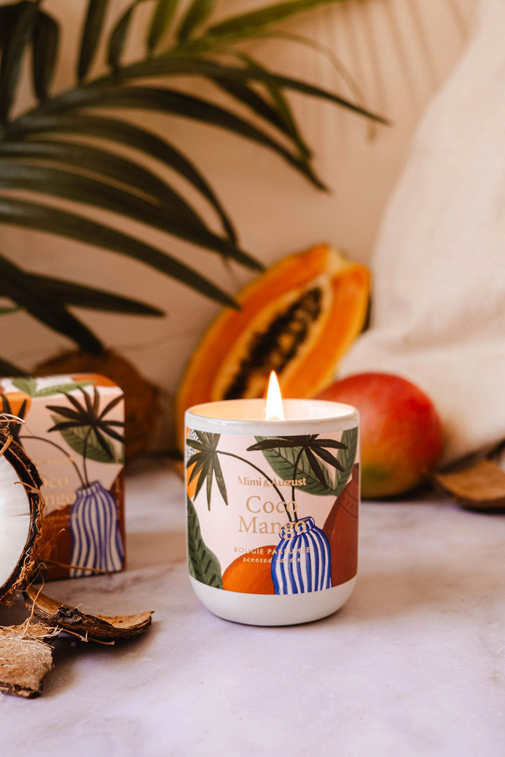 Coco Mango Reusable Candle | Maison garçonne mood
