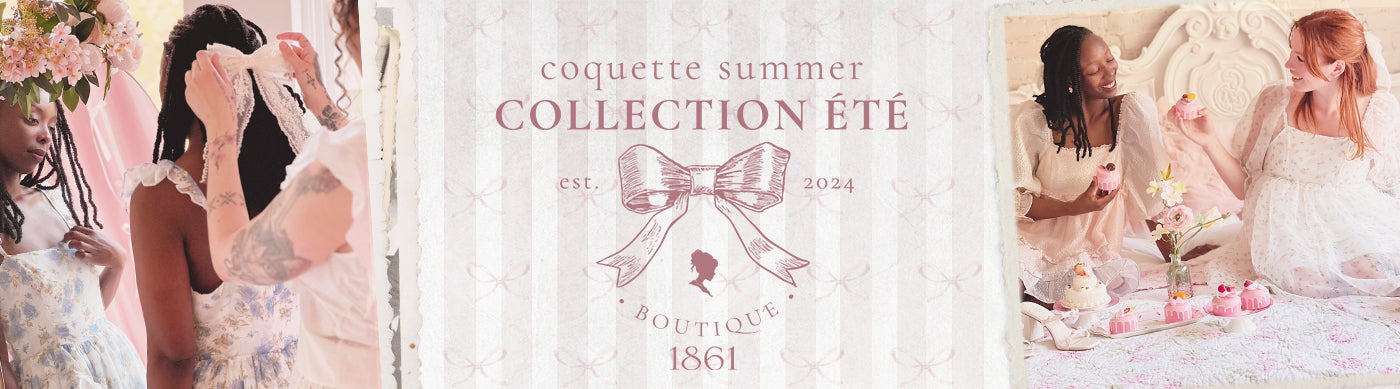 banner summer coquette collection 1861