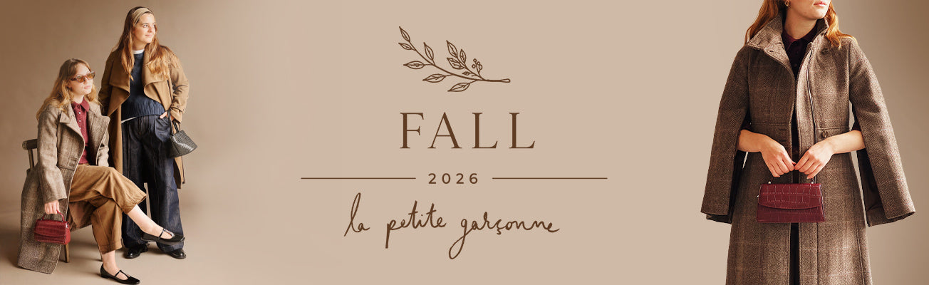 Women wearing coats and fall outfits from La Petite Garçonne – Fall 2026