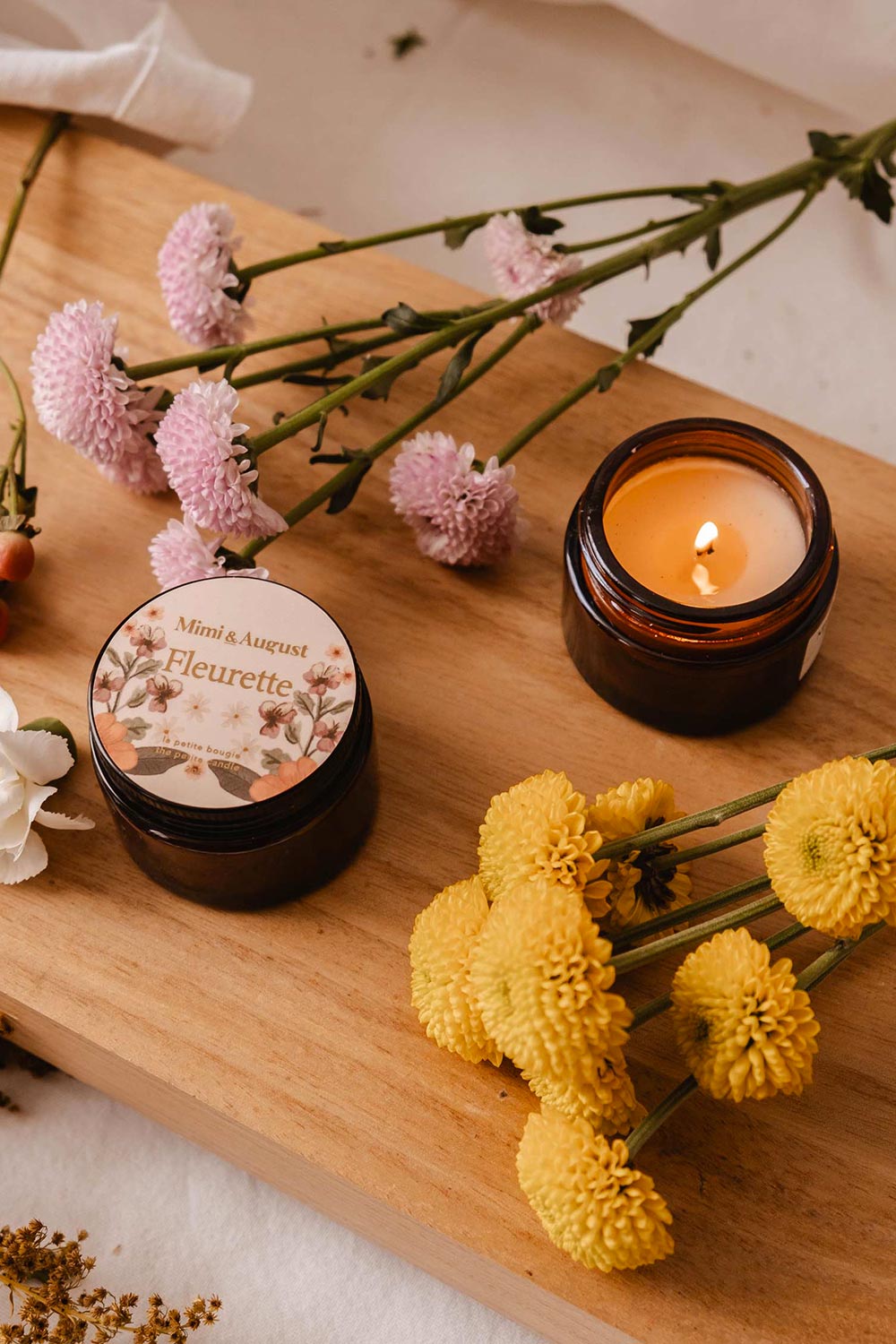 Fleurette Reusable Candle | Maison garçonne 2o mimi