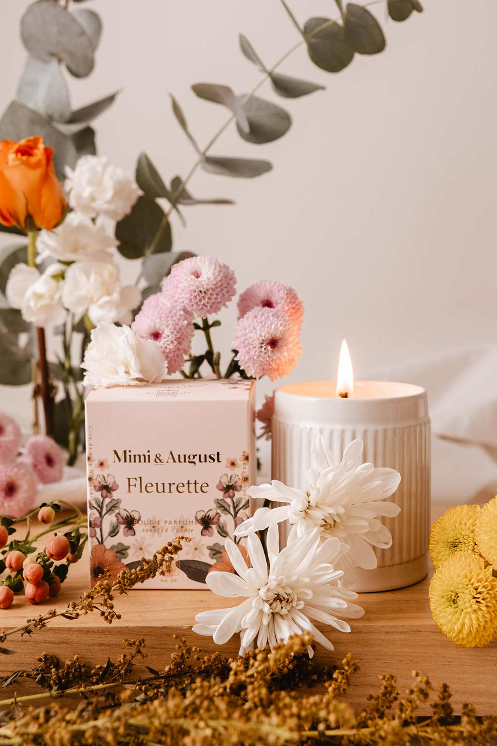 Fleurette Reusable Candle | Maison garçonne mimi 8oz