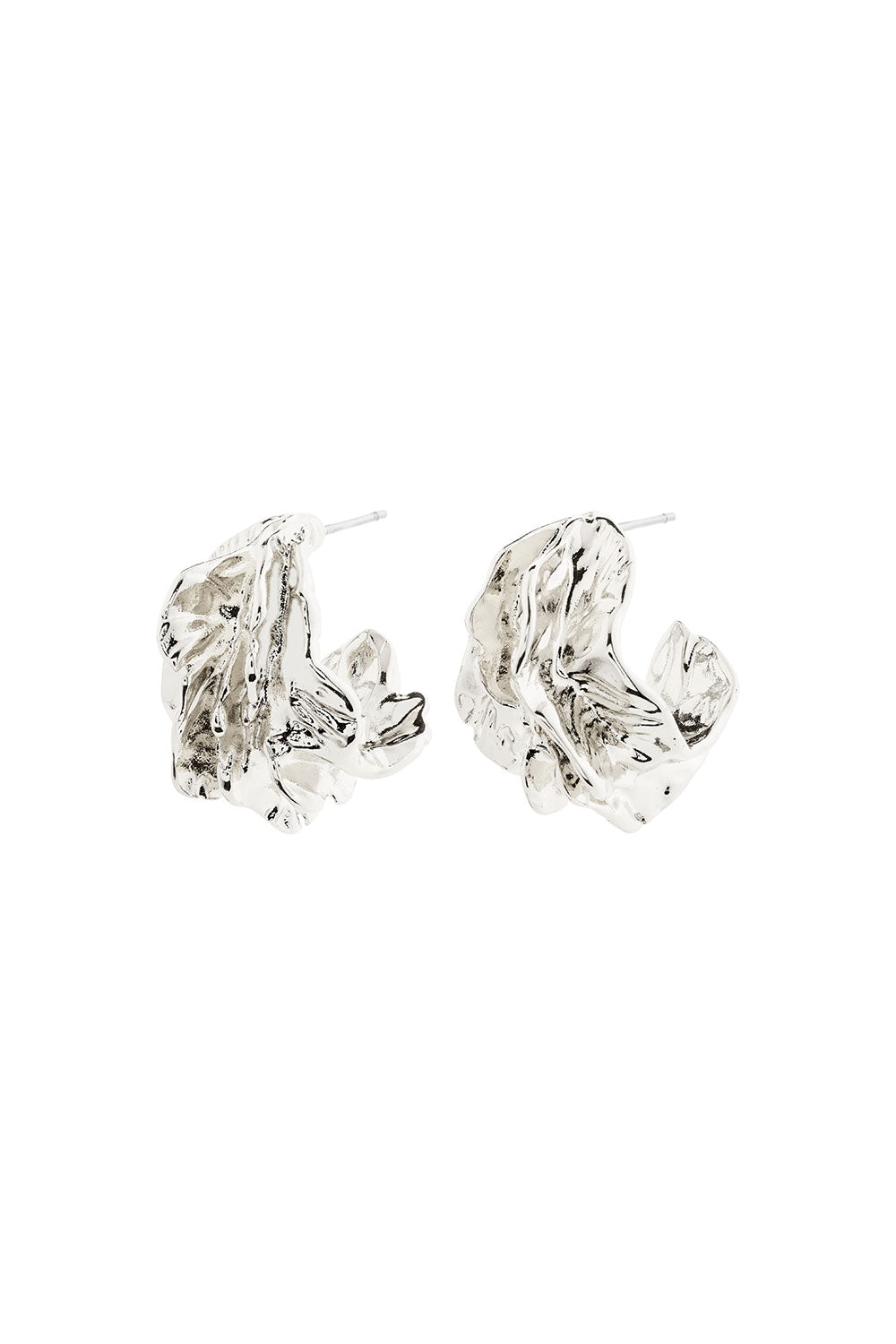 Kiama Silver | Textured Hoop Earrings by Pilgrim