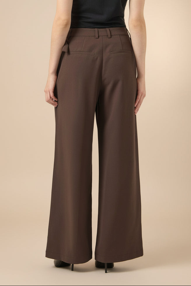 Kochi | Brown Wide-Leg Pants