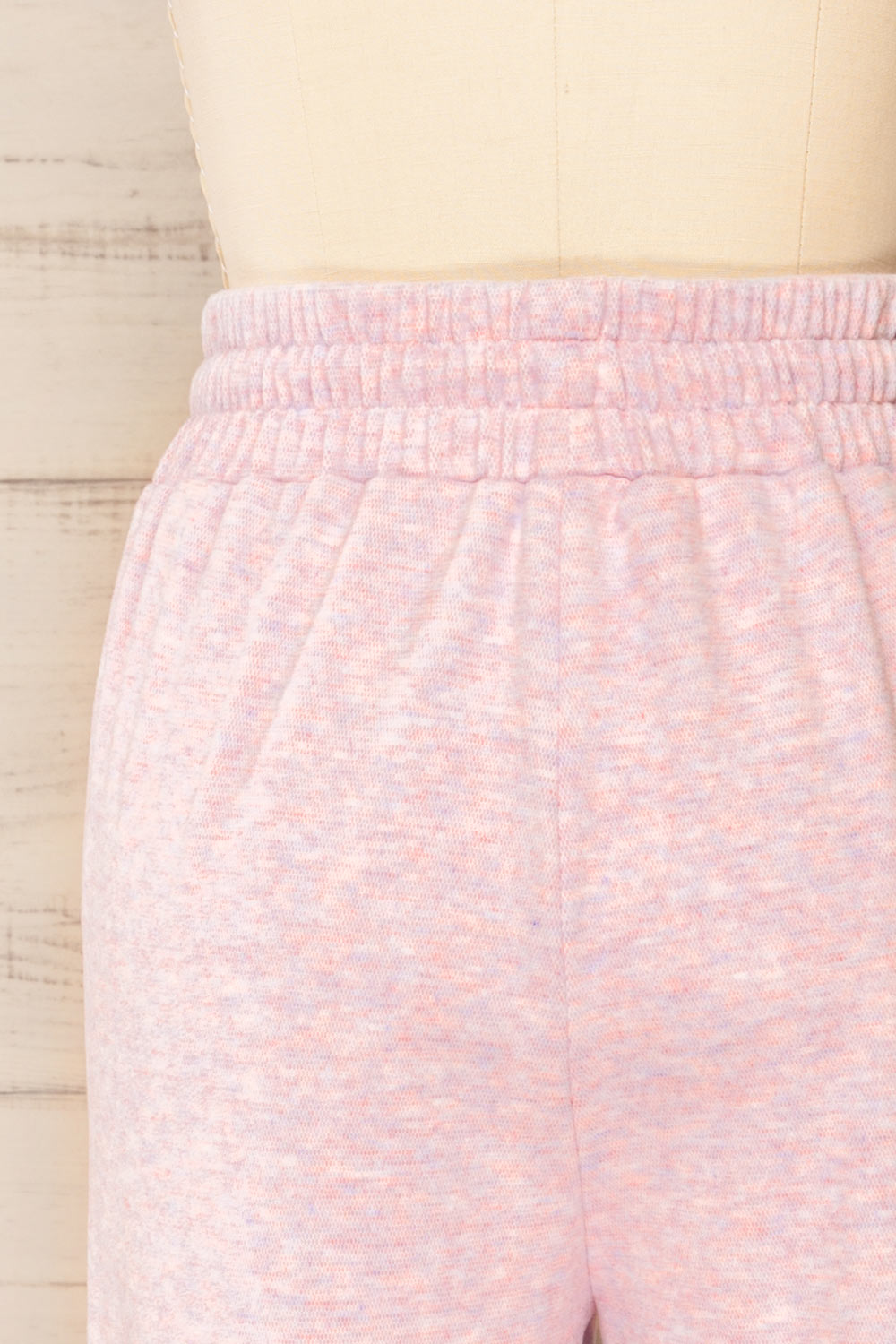 Kumrovec Lilac Jogger w/ Drawstring Waistband | La petite garçonne back close-up