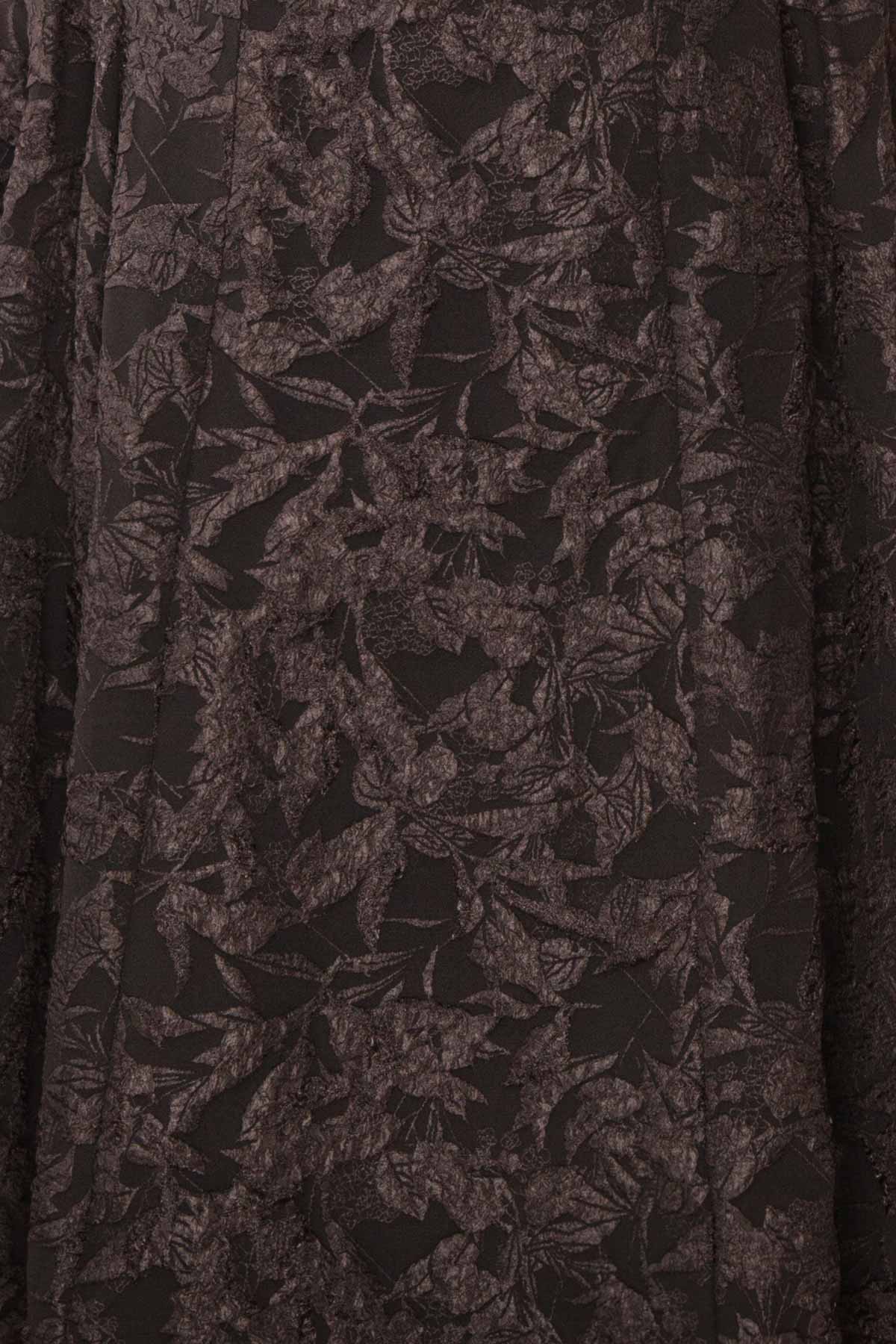 Liliah Noir | Robe Midi Corset Sans Bretelles
