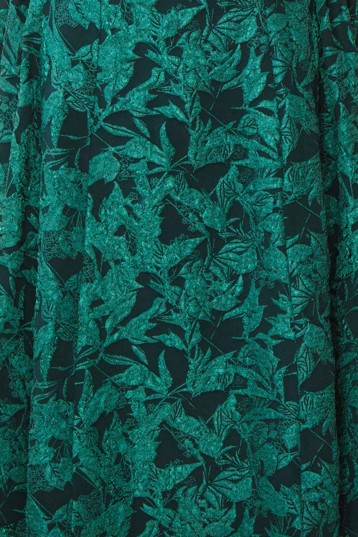 Liliah Green | Strapless Midi Corset Dress