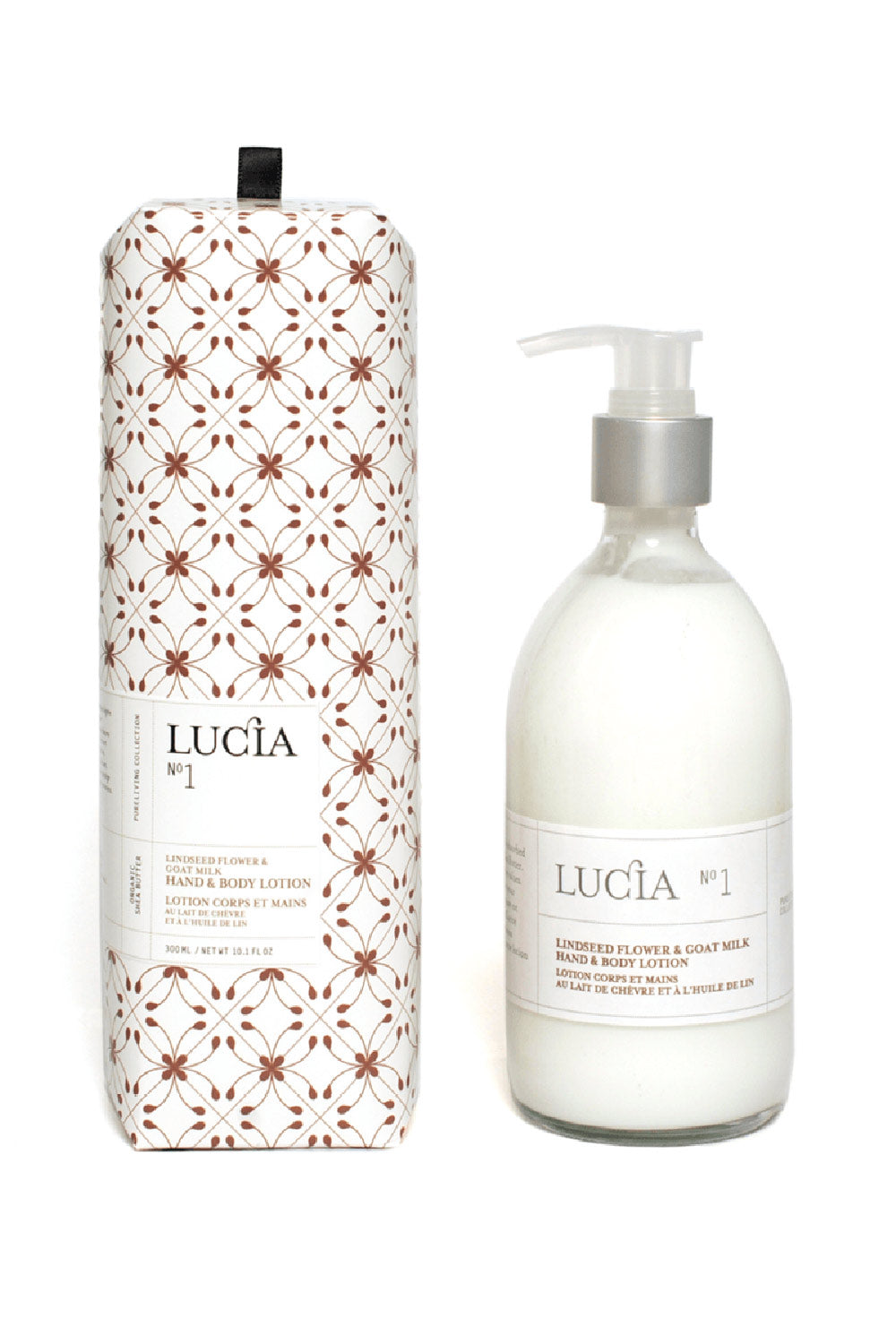 Lindseed and Goat Milk Hand and Body Lotion by Lucia | Maison garçonne brand
