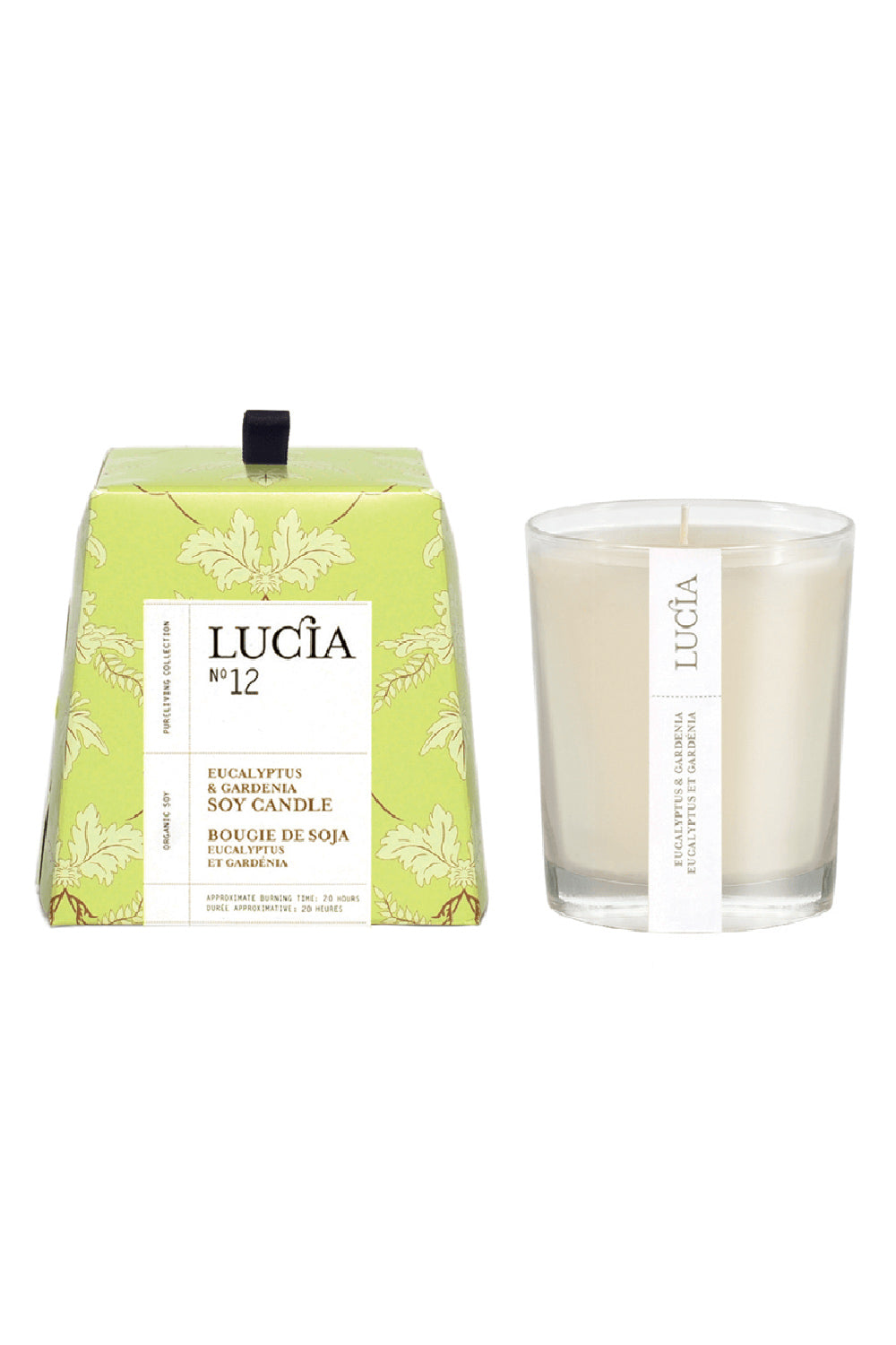 Eucalyptus and Gardenia Candle by Lucia - 2 Options | Maison garçonne small brand
