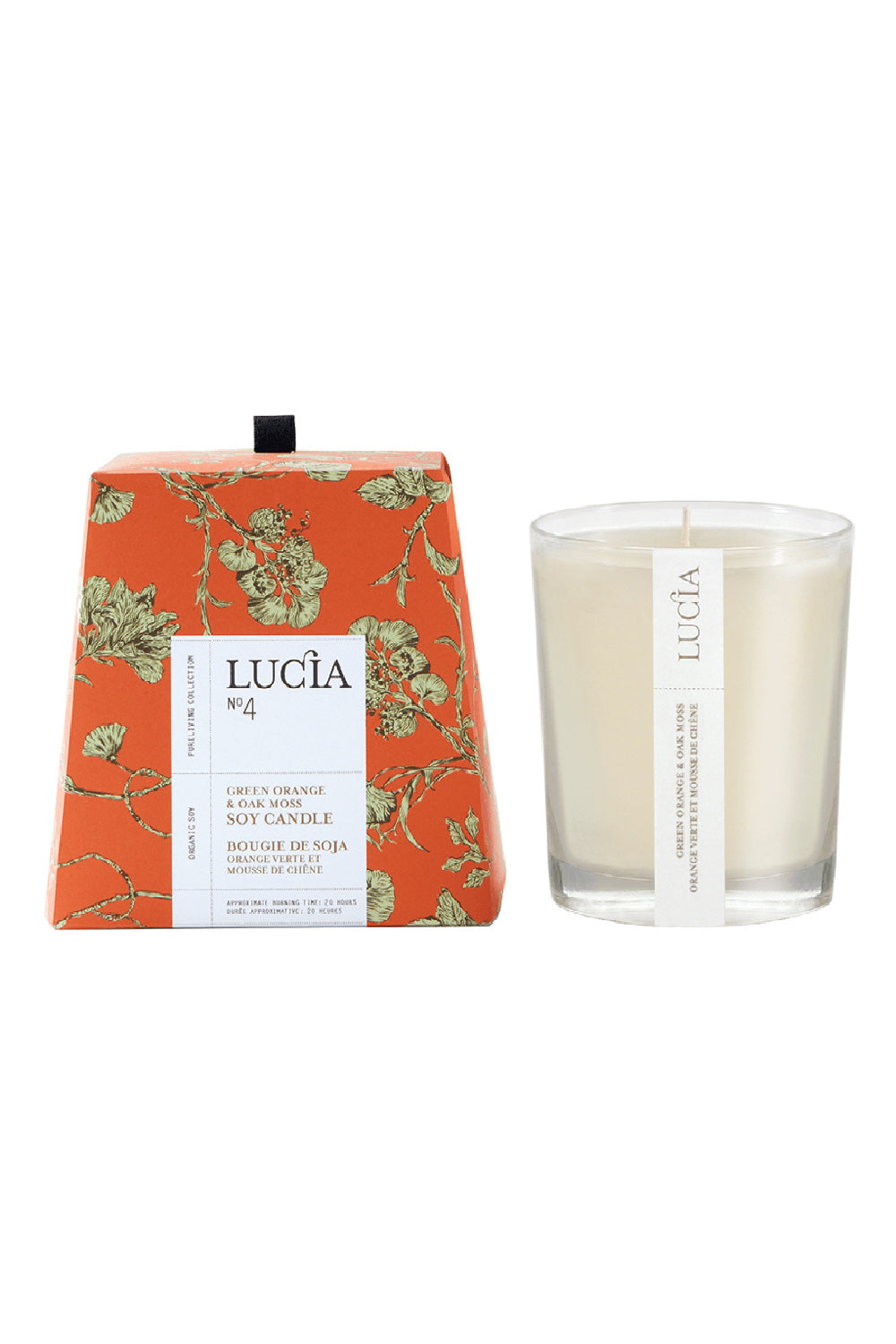 Green Orange and Oak Moss Candle by Lucia - 2 Options | Maison garçonne small brand