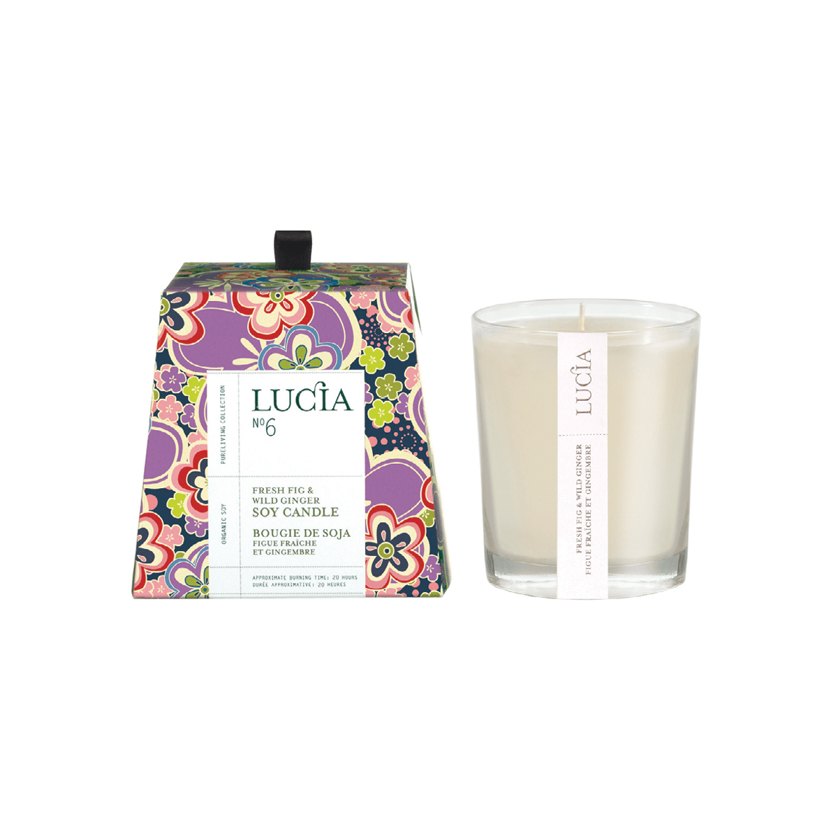 Fresh Fig and Wild Ginger Candle by Lucia - 2 Options | Maison garçonne brand small