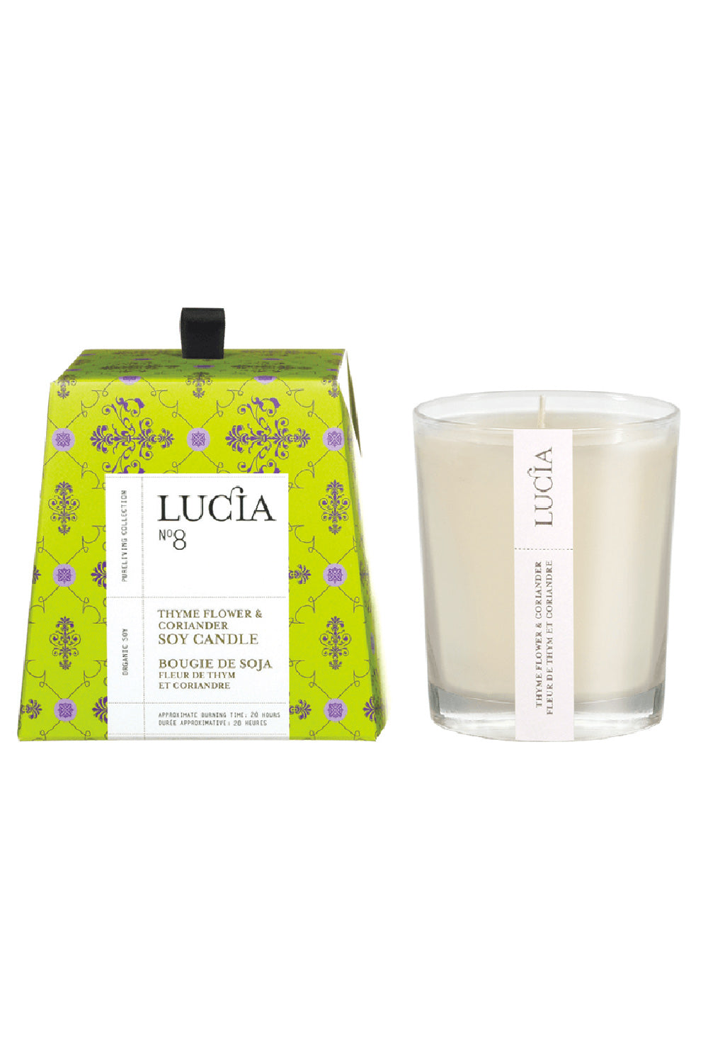 Thyme Flower and Coriander Candle by Lucia - 2 Options | Maison garçonne small brand