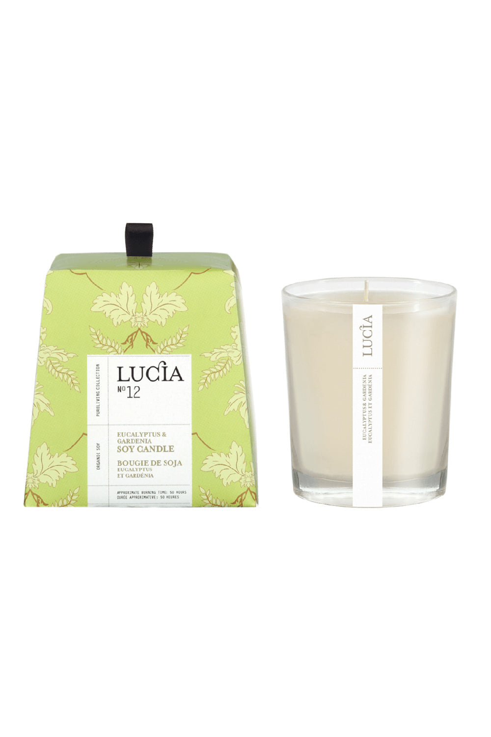 Eucalyptus and Gardenia Candle by Lucia - 2 Options | Maison garçonne tall brand
