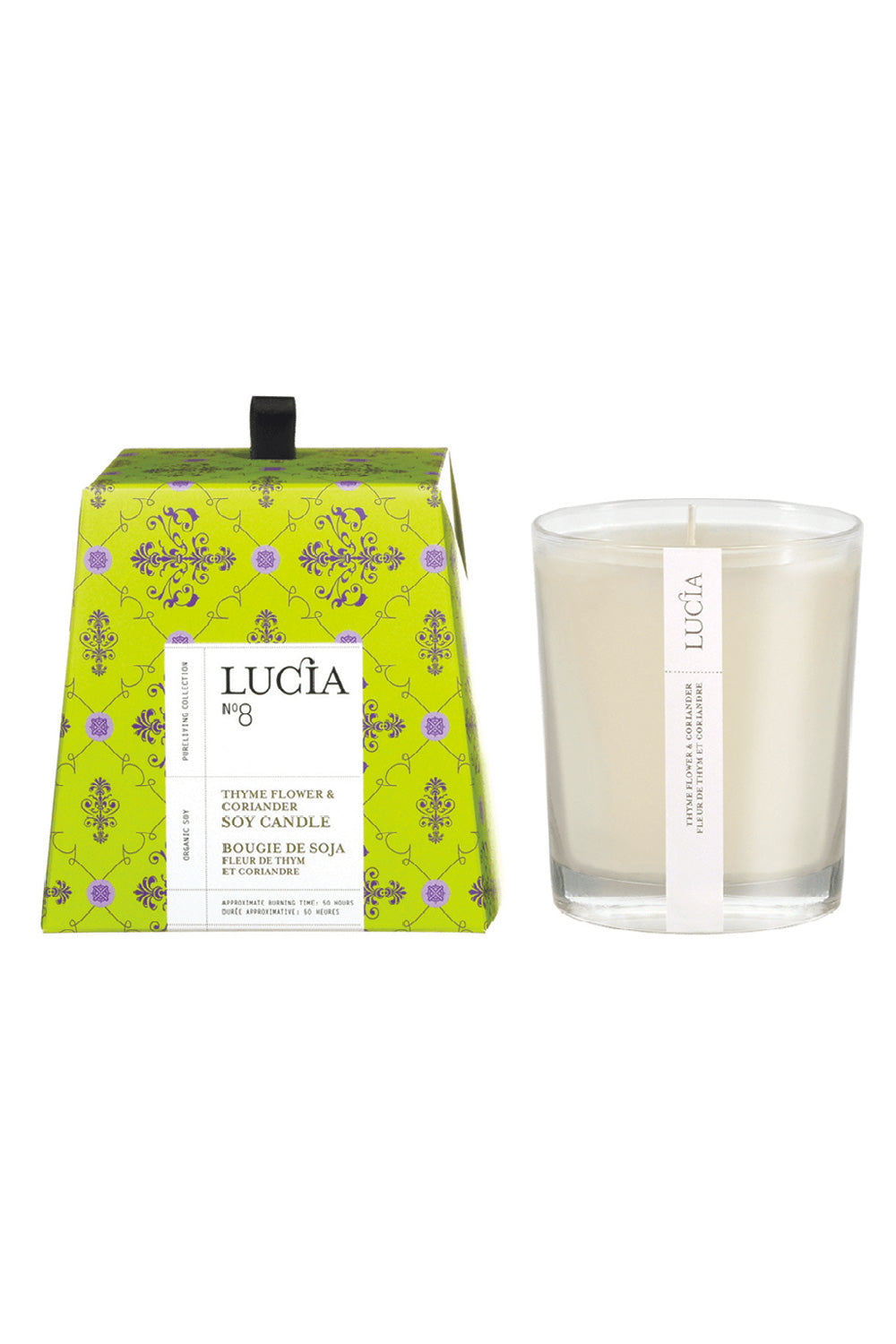 Thyme Flower and Coriander Candle by Lucia - 2 Options | Maison garçonne tall brand