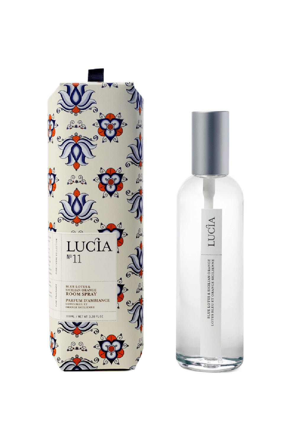 Blue Lotus and Sicilian Orange Room Spray by Lucia | Maison garçonne brand