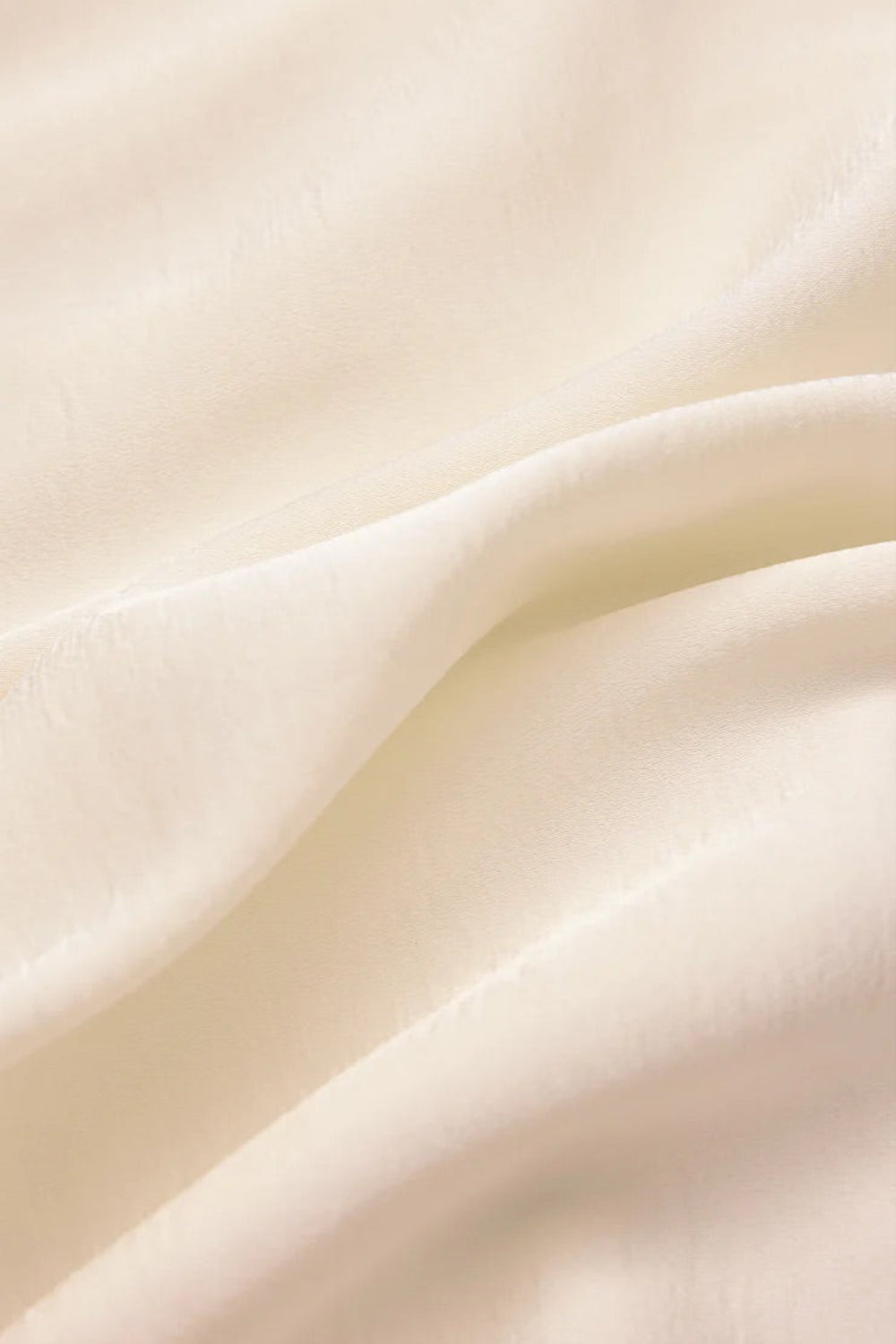 Medan Ivory Buttoned-Up Satin Blouse | La petite garçonne close-up