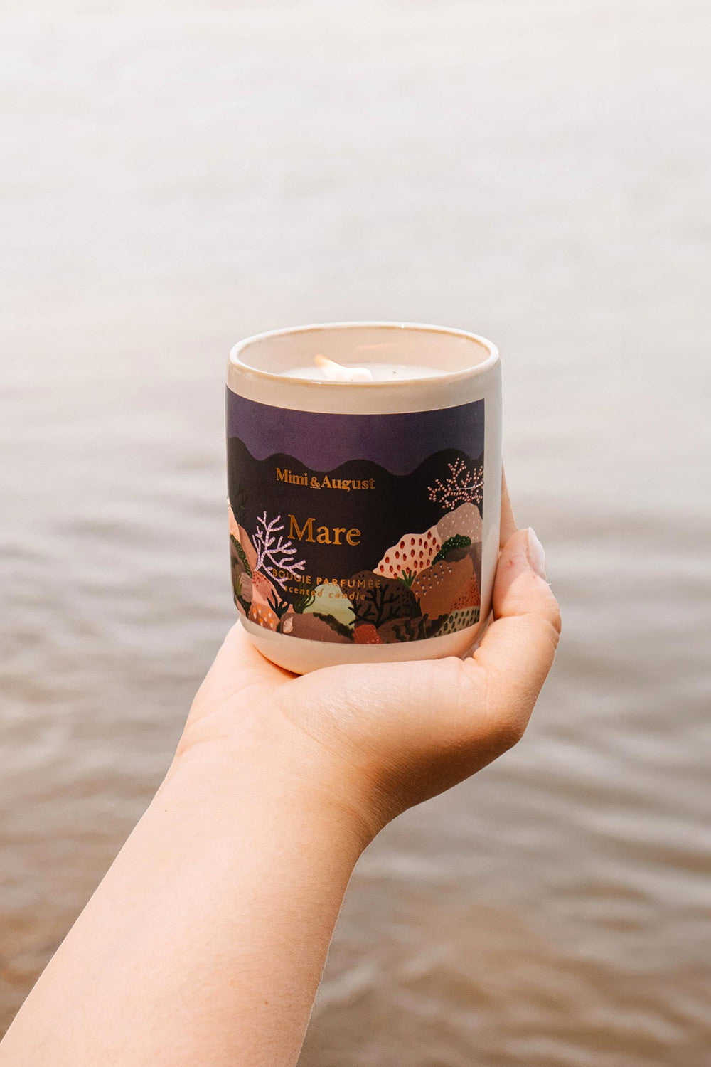 Mare Reusable Candle | Maison garçonne hand