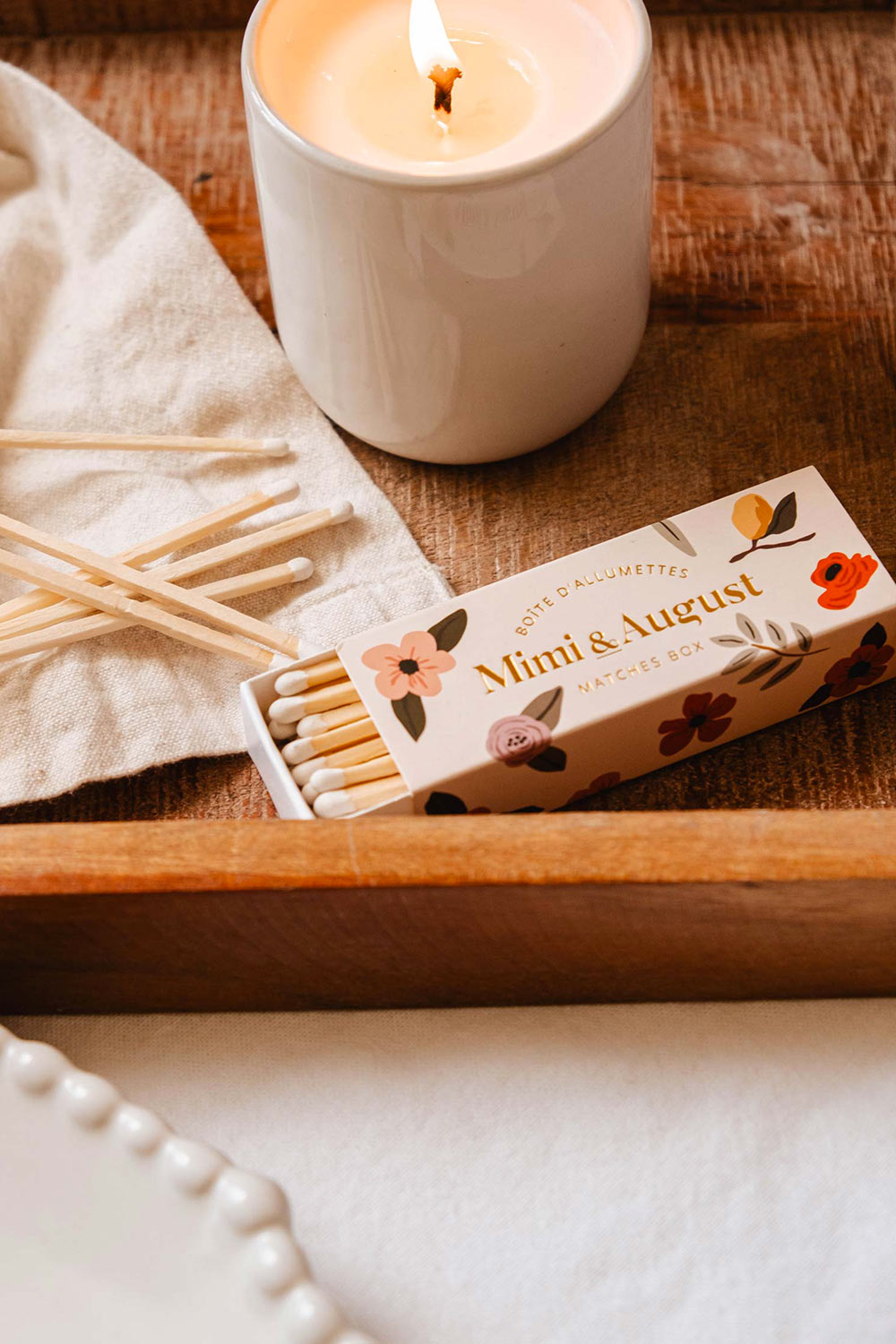 Floral Match Box | Maison garçonne fleur mimi