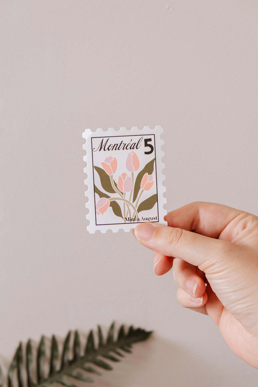 Montréal Stamp Stickers | Maison garçonne hand
