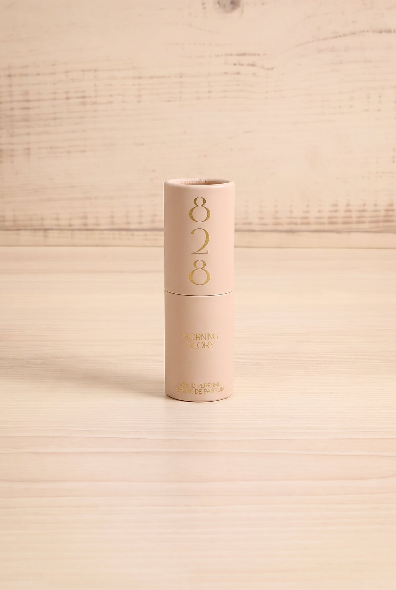 Front view of the Morning Glory solid perfume by 828 Aroma, handmade in Canada and available at Maison Garçonne.