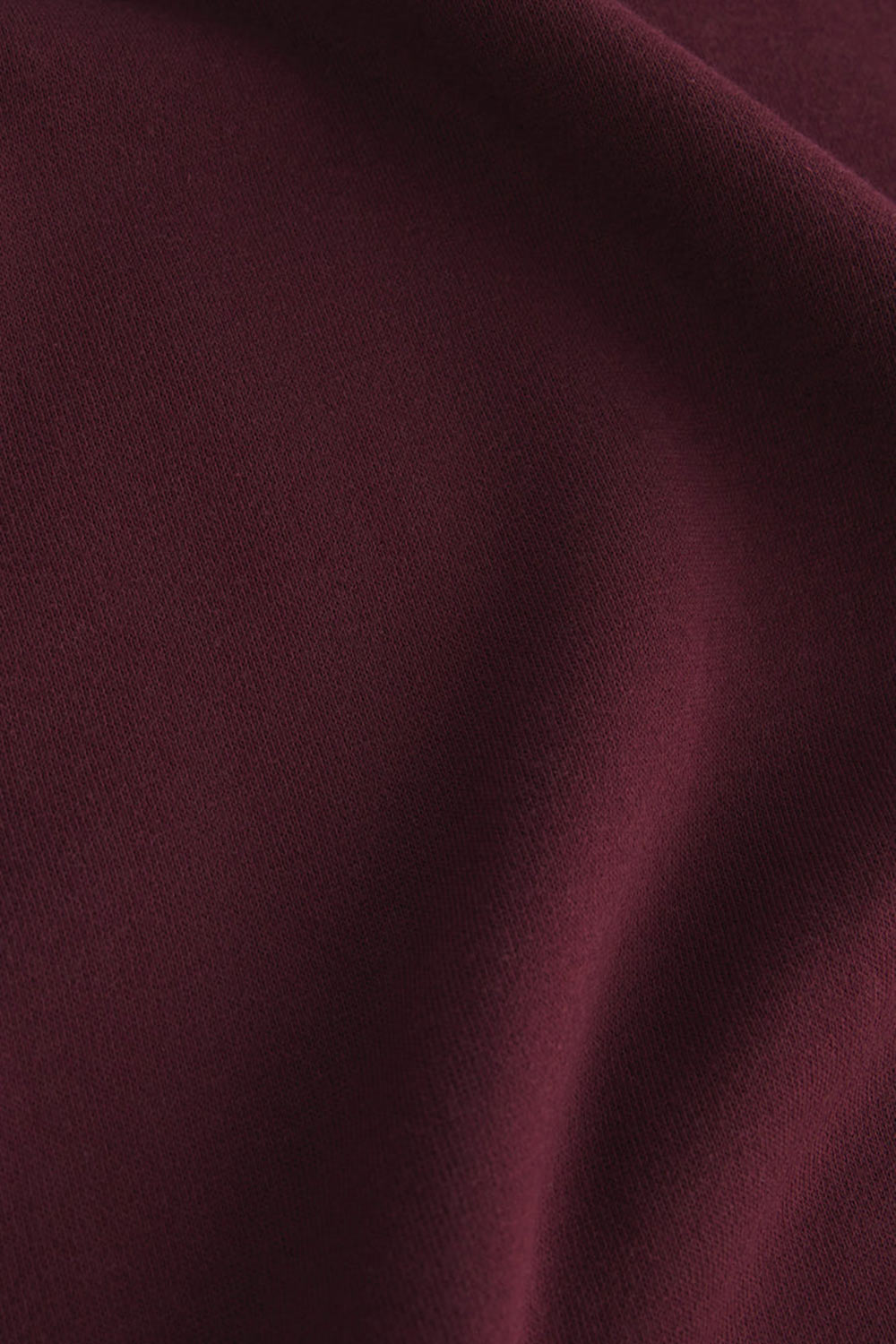 Nesna Oversized Burgundy Sweatshirt | La petite garçonne fabric