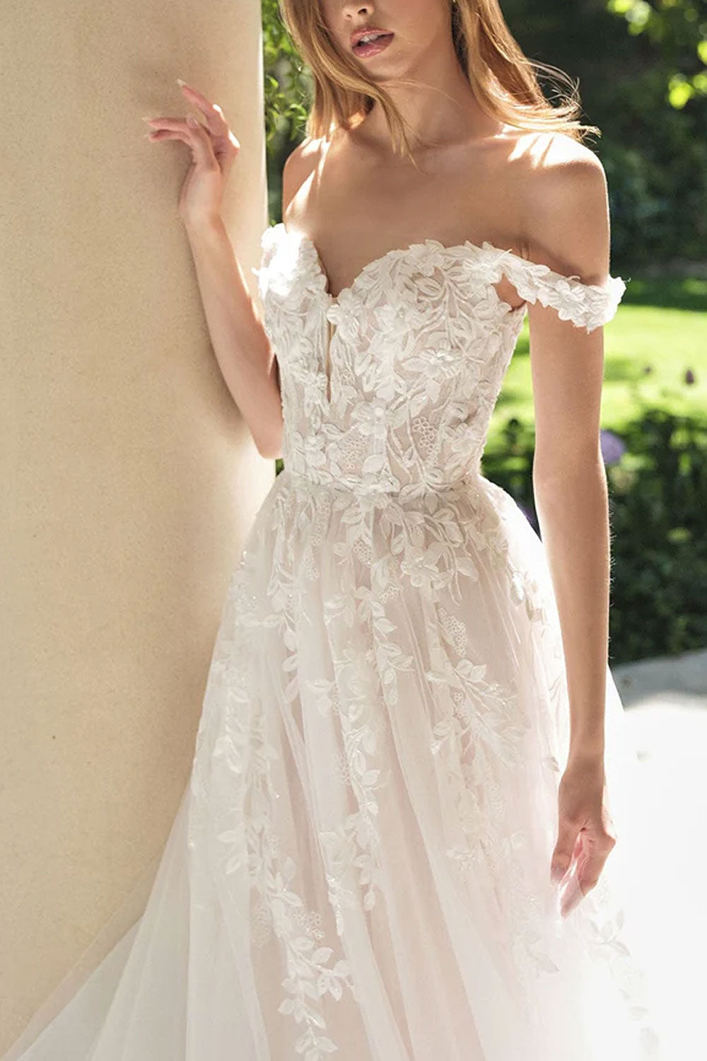 Nocthera | Layered Tulle Maxi Corset Dress with Removable Straps