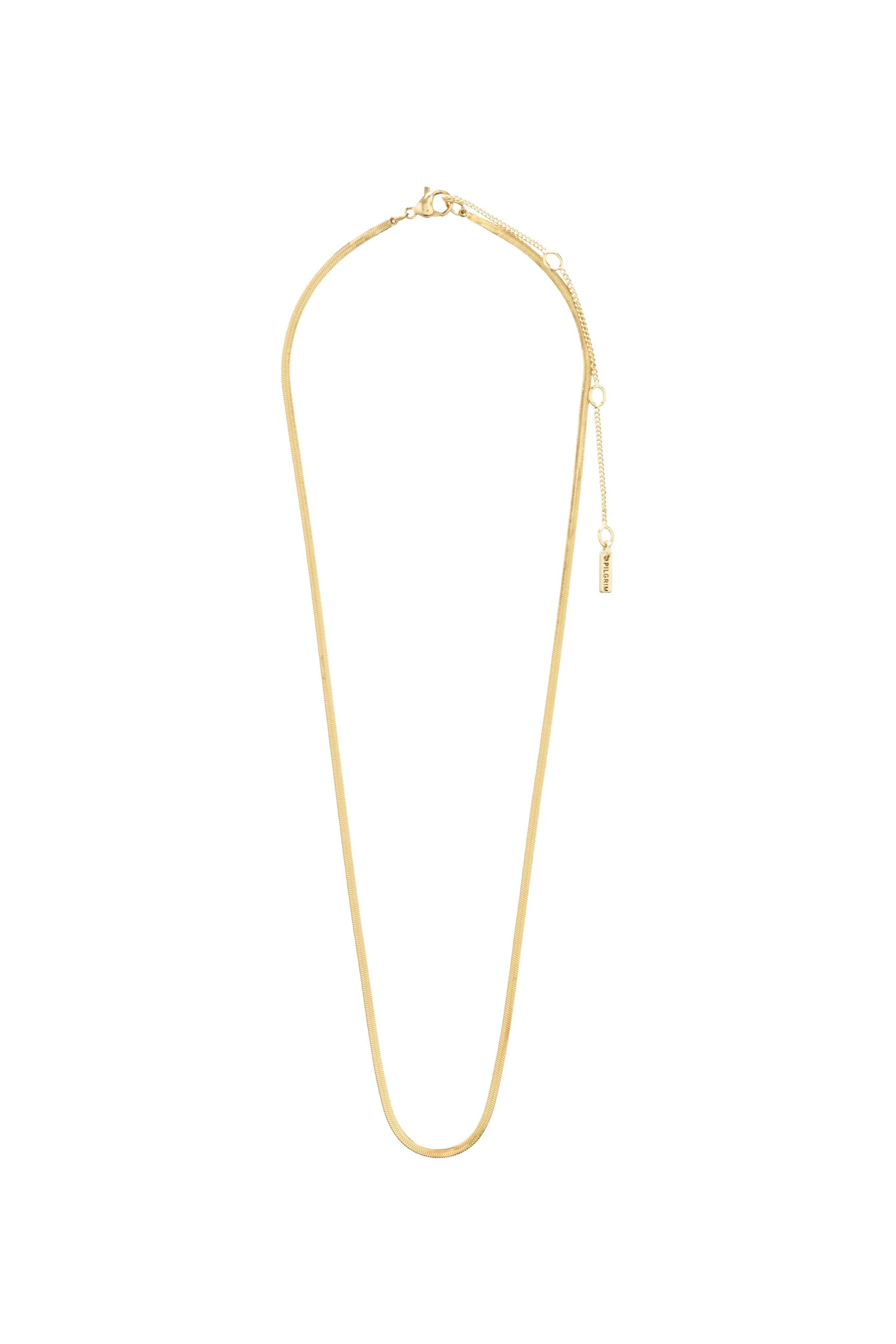Nykyta Gold | Herringbone Chain Necklace by Pilgrim