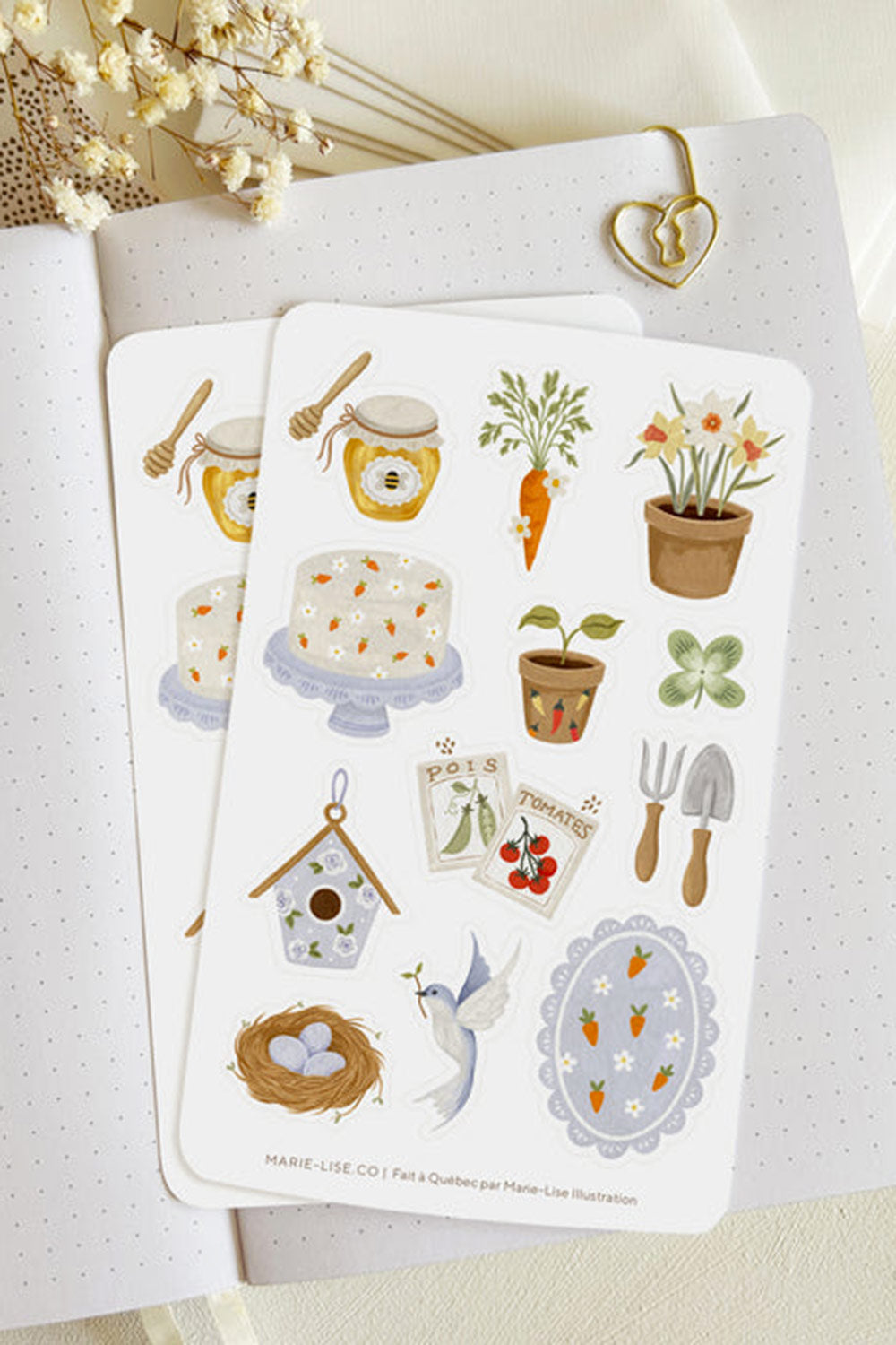 Gardening Love Sticker Sheet | Maison garçonne lifestyle