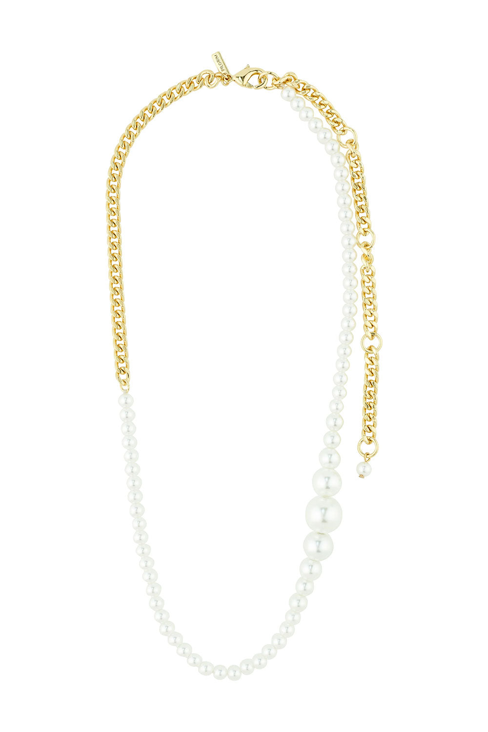 Relando by Pilgrim, a pearl necklace Gold and silver. Available at la petite garçonne in Montreal