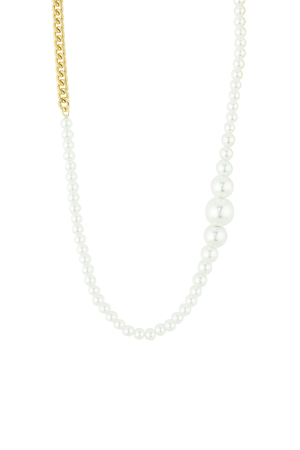 Relando by Pilgrim, a pearl necklace Gold and silver. Available at la petite garçonne in Montreal