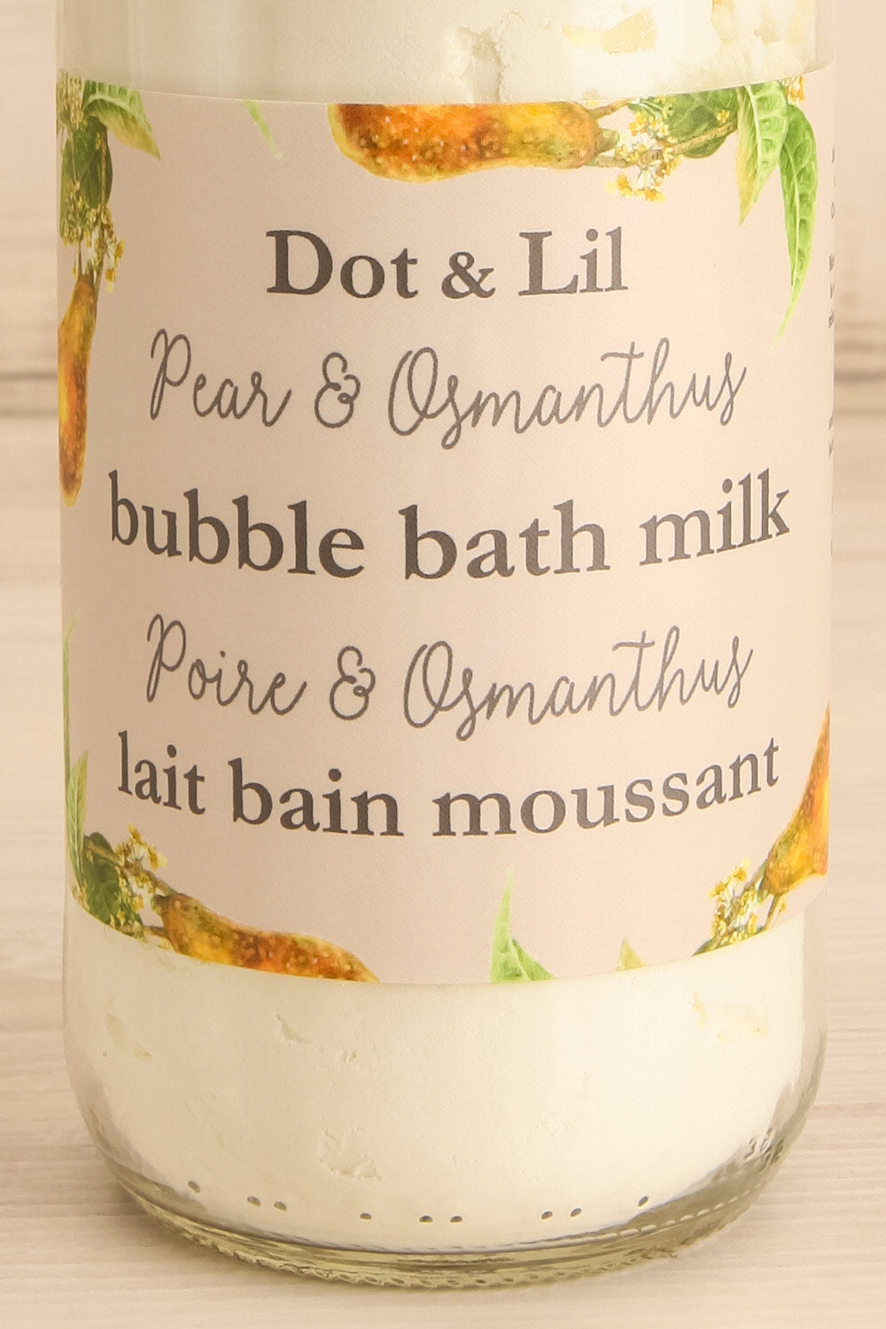 Pear & Osmanthus Bubble Bath Milk | Maison garçonne