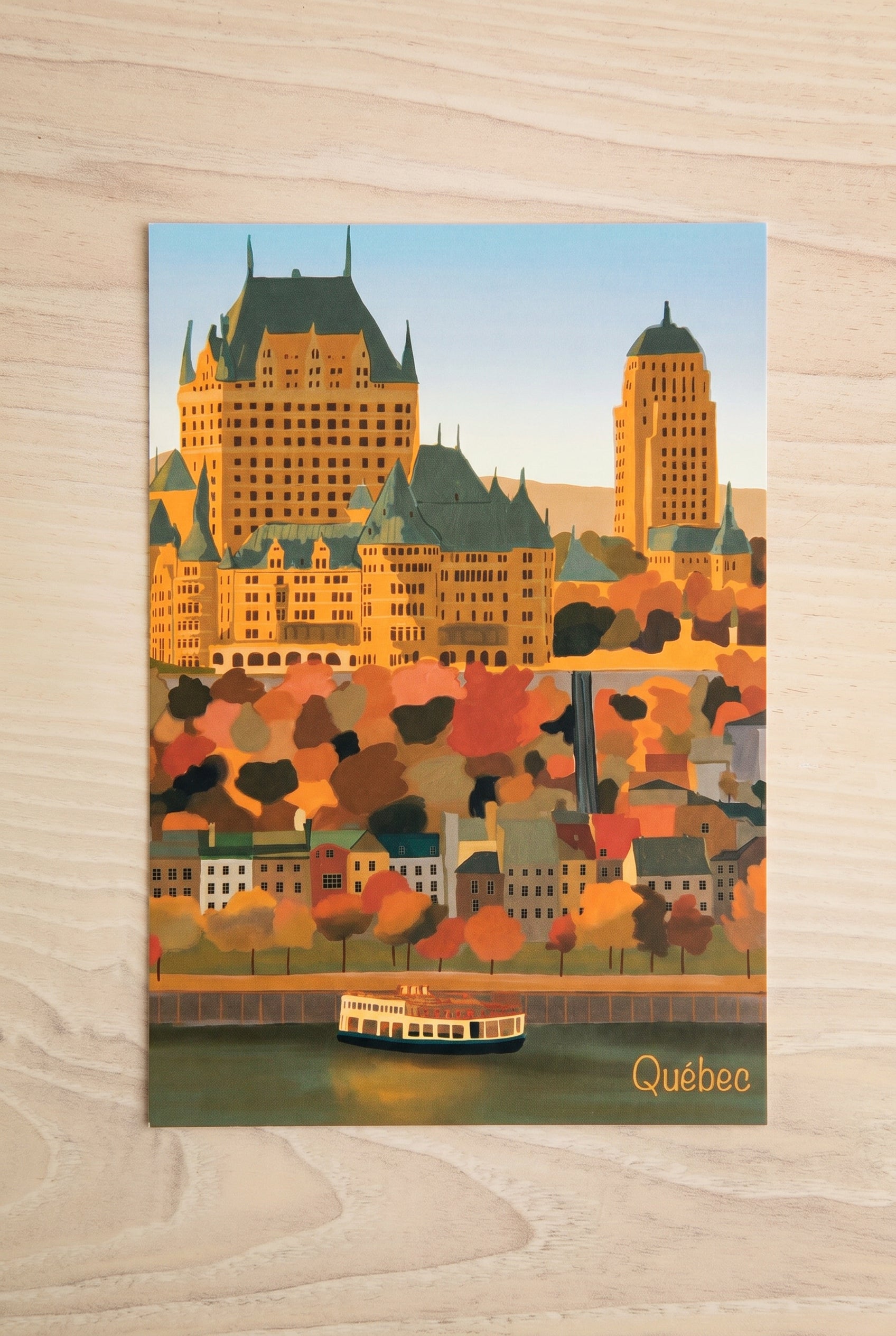 Quebec Postcard by Lili Grafitti at la maison garçonne