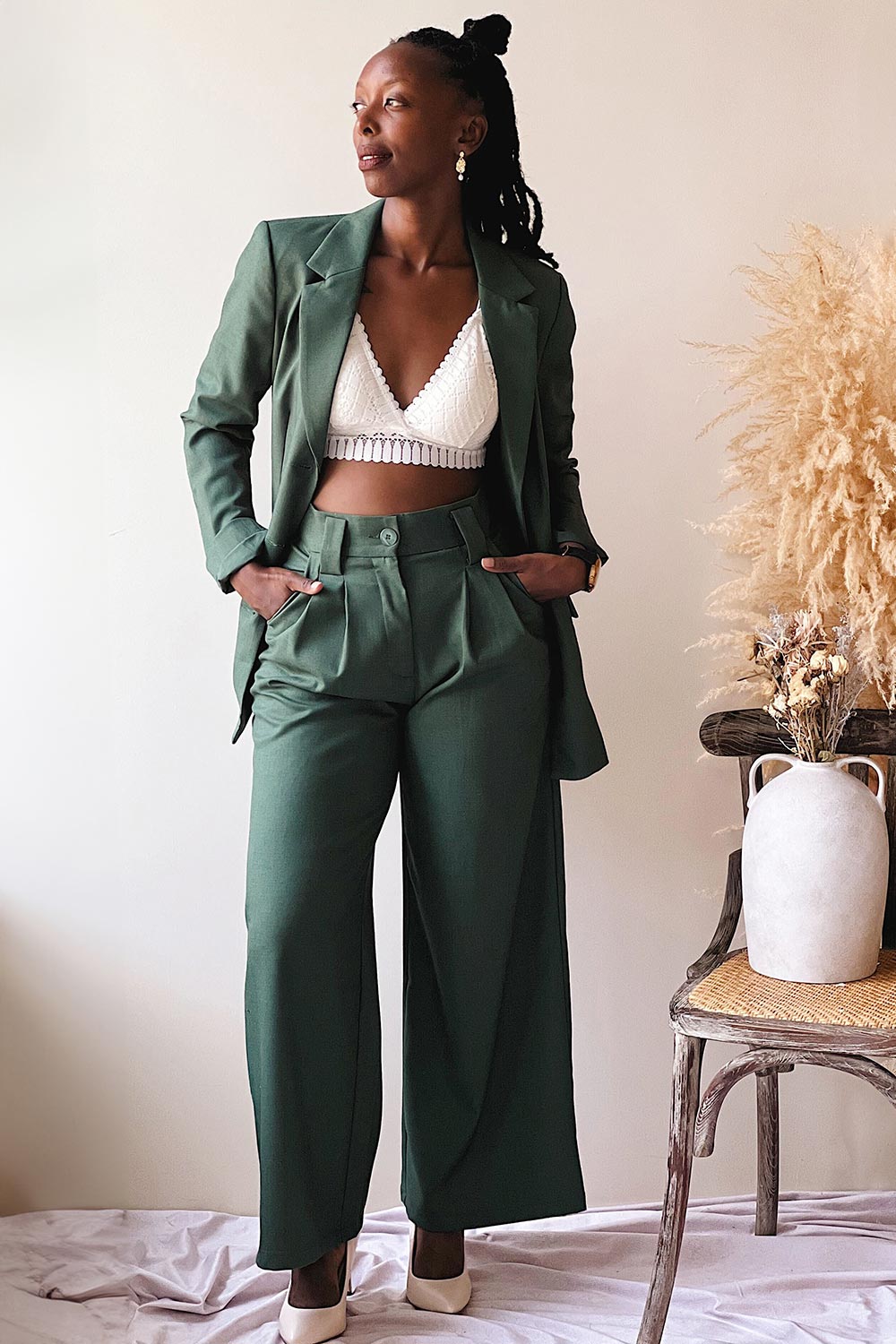 Gurzow Green Famdon Green on model